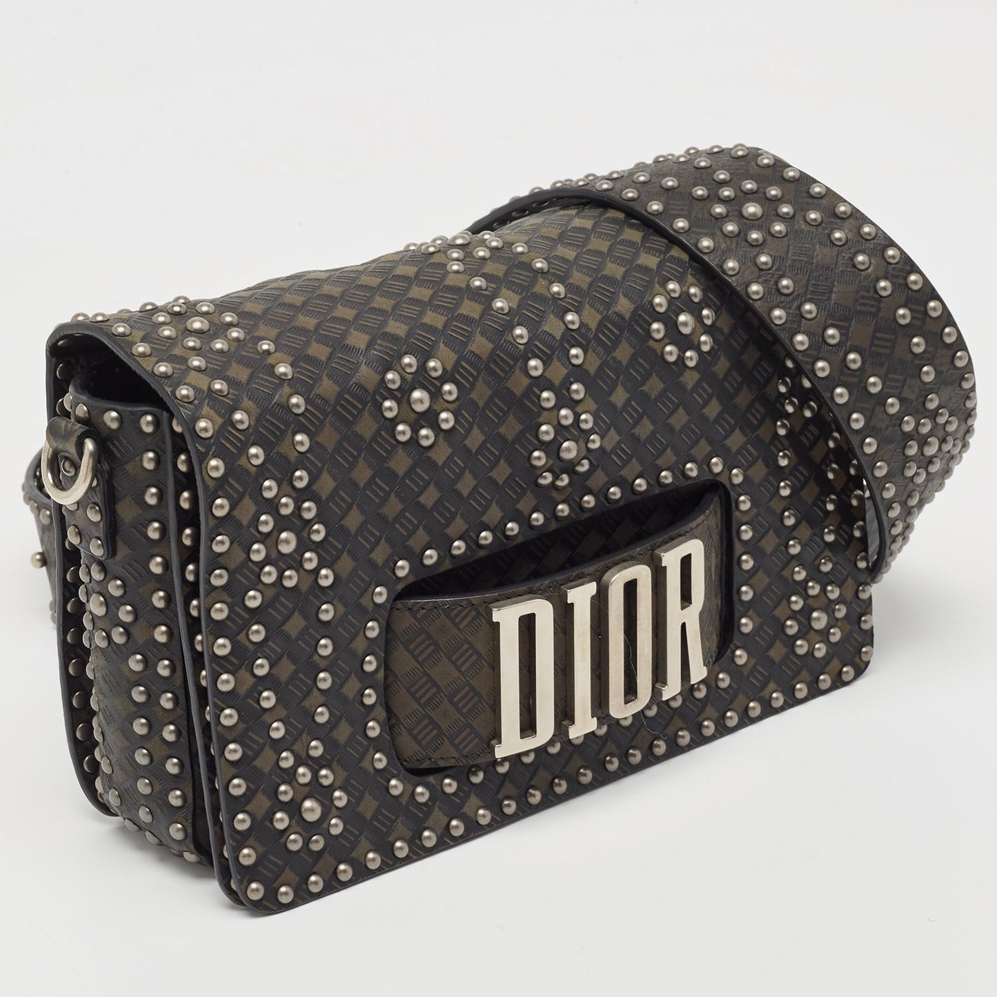 Dior  Studded Leather Medium DioREvolution J'adior Chain Bag