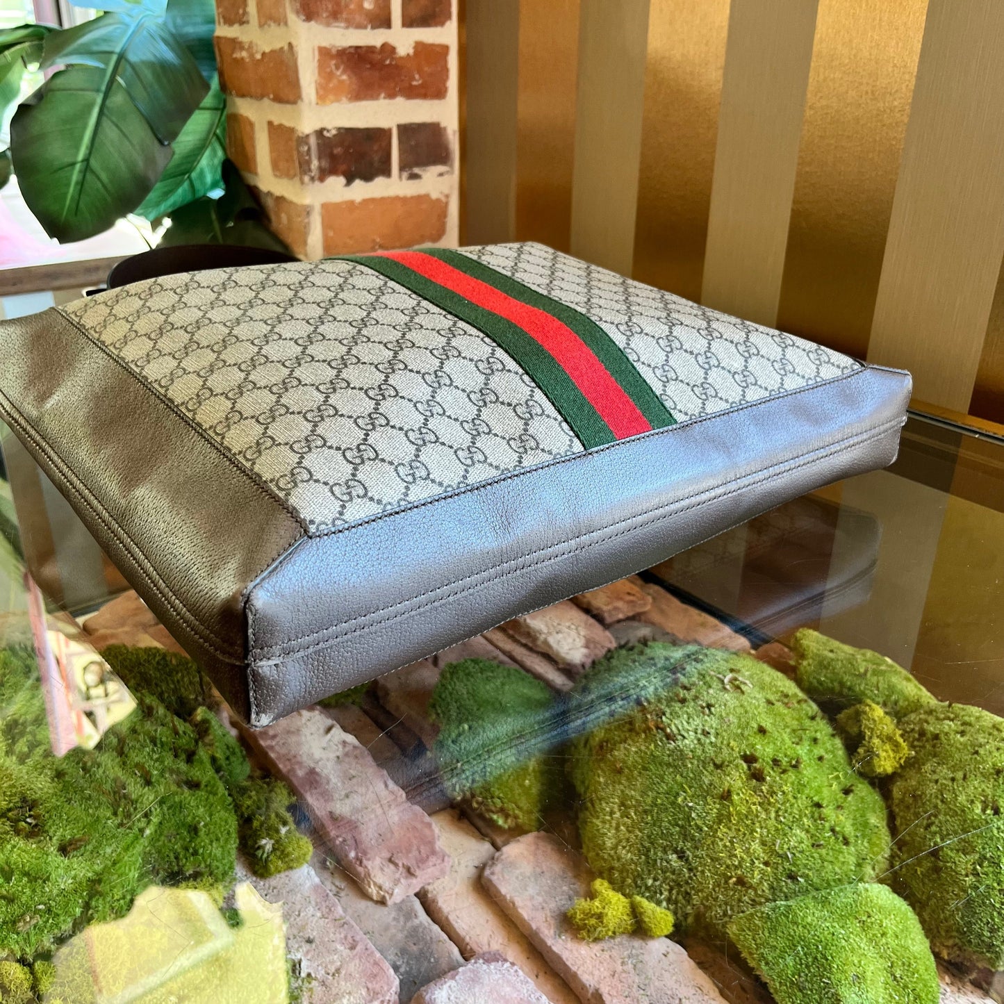 GUCCI Soft Ophidia GG Supreme Canvas Tote Bag