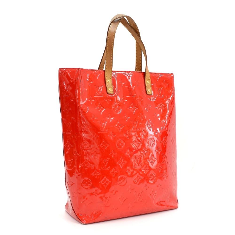 Louis Vuitto Reade MM Patent Leather Handbag
