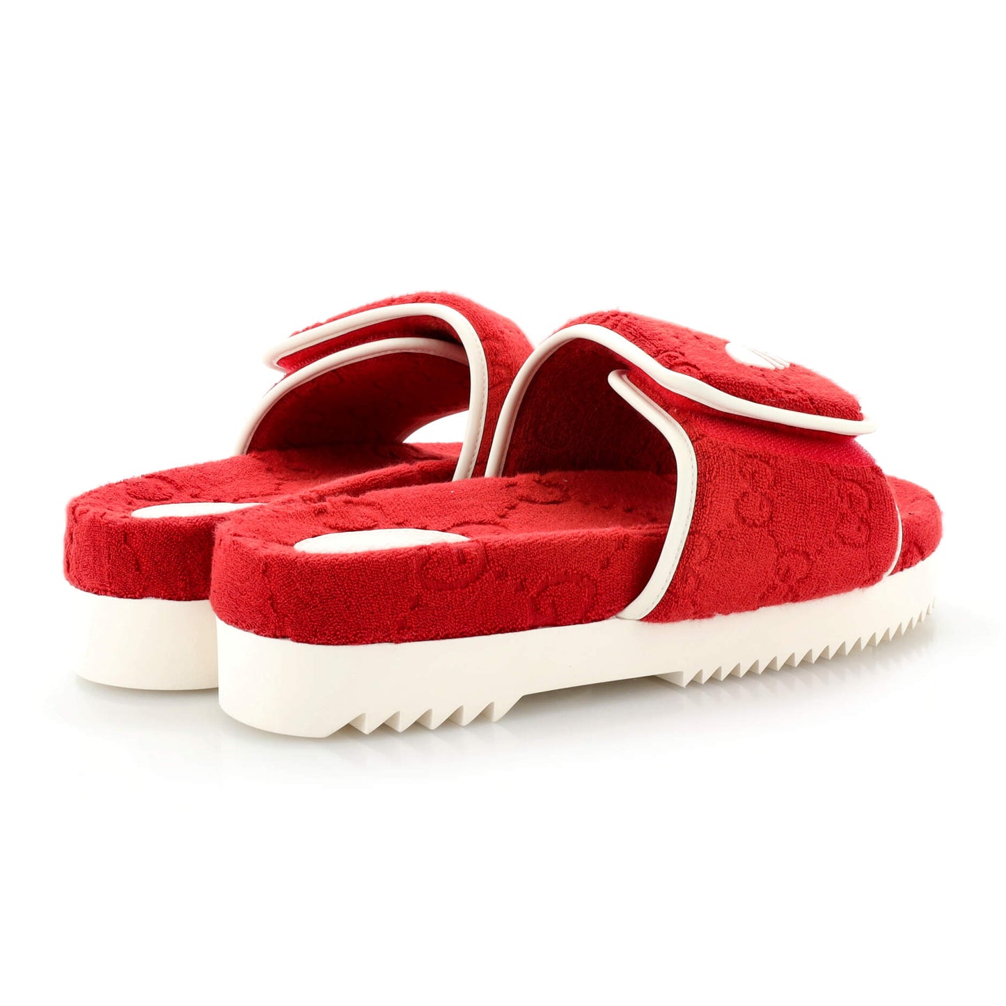 x Adidas Women's Platform Slide Sandals Terry Cloth