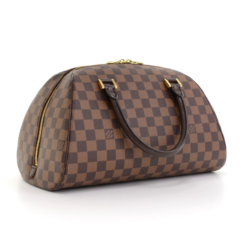 Louis Vuitto Ribera MM Damier Ebene Canvas Handbag