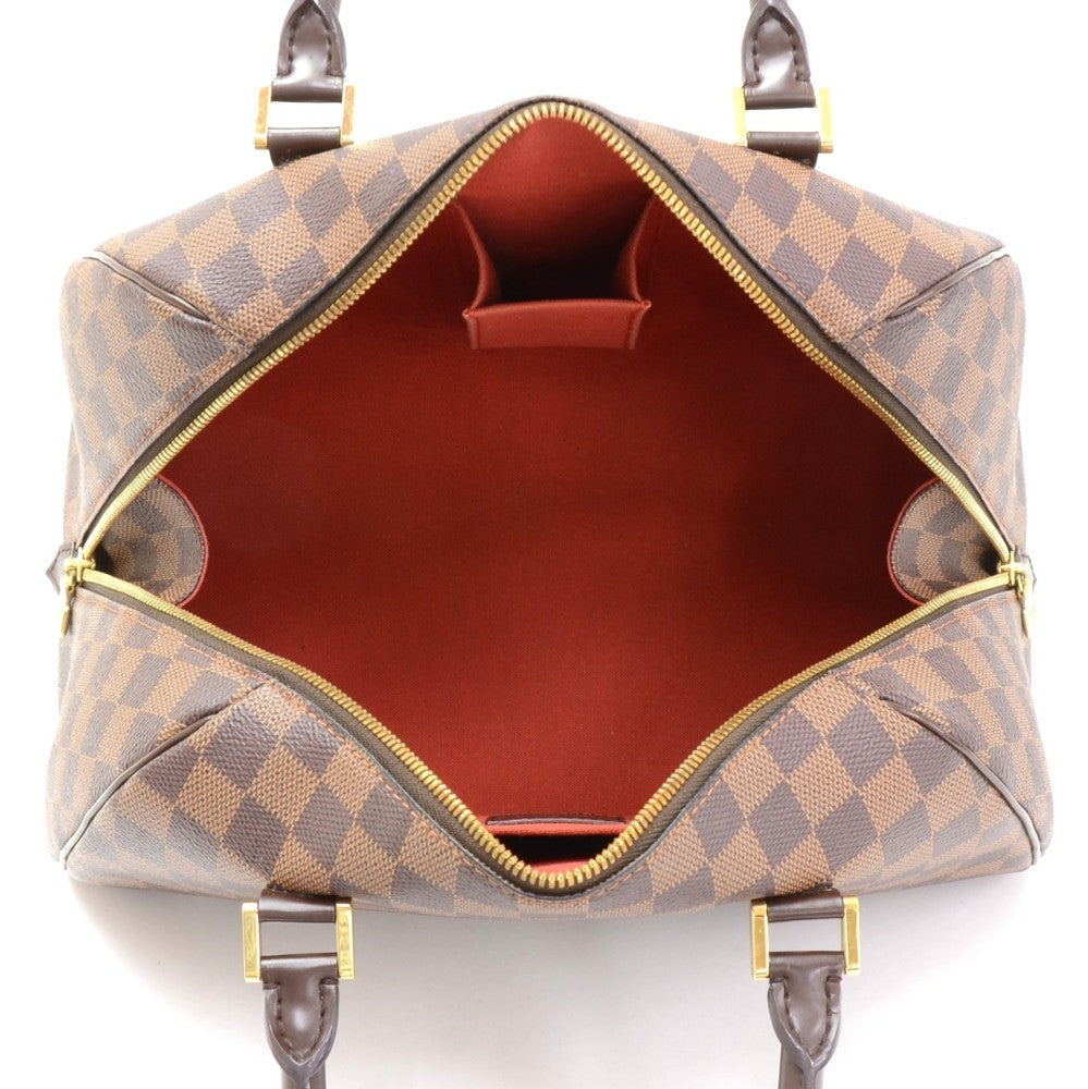 Louis Vuitto Ribera MM Damier Ebene Canvas Handbag
