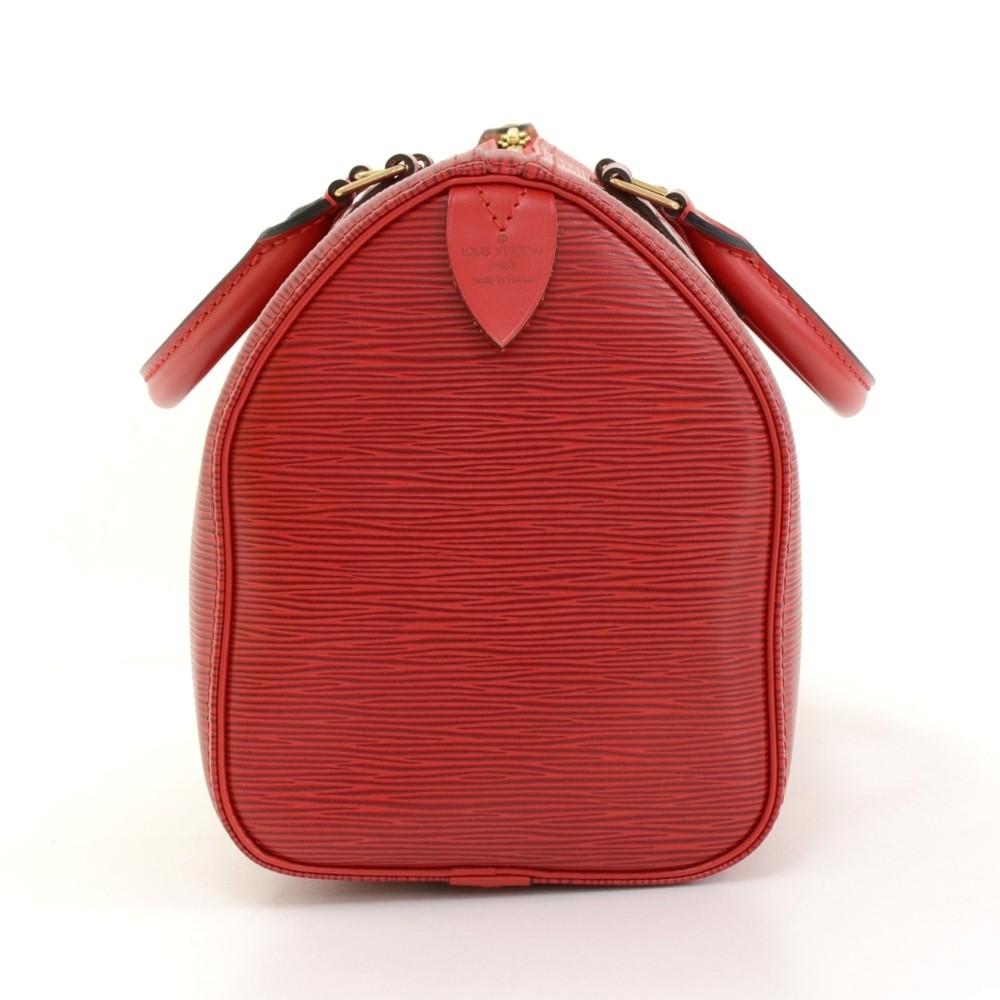 Louis Vuitto Speedy 25 Epi Leather Handbag