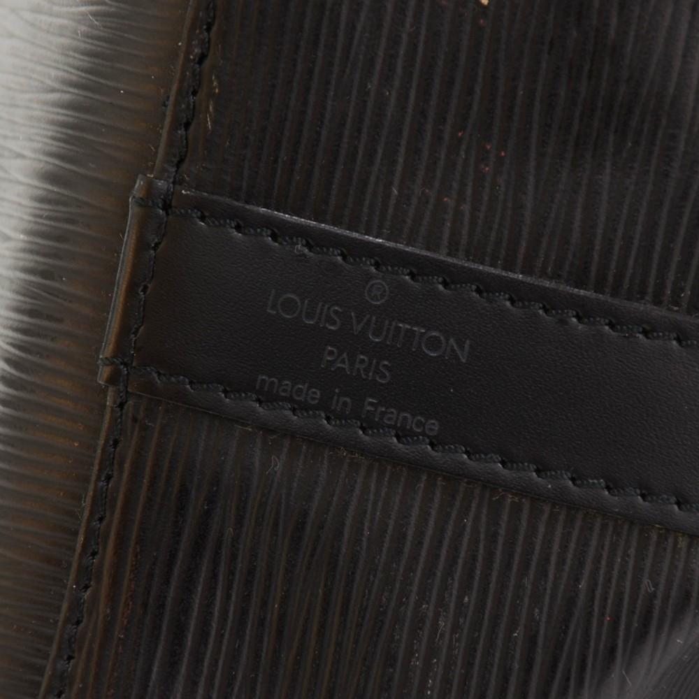 Louis Vuitto Petit Noe Black Epi Leather Bag