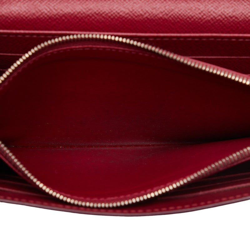 Louis Vuitton Epic Portfolio Sarah Long Wallet M60580 Fushai Pink Leather  Louis Vuitton