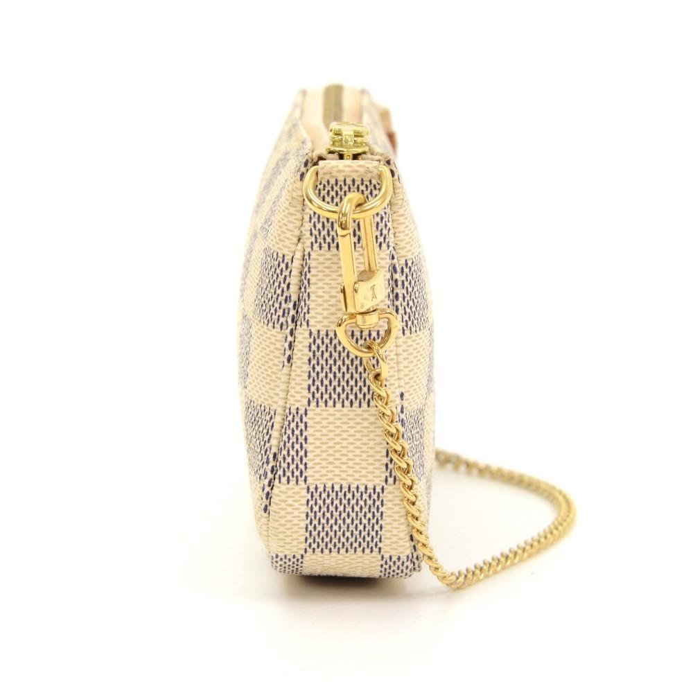 Louis Vuitto Damier Azur Canvas Pochette Accessoires Evening Bag