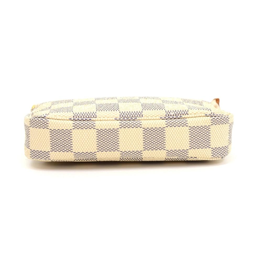 Louis Vuitto Damier Azur Canvas Pochette Accessoires Evening Bag