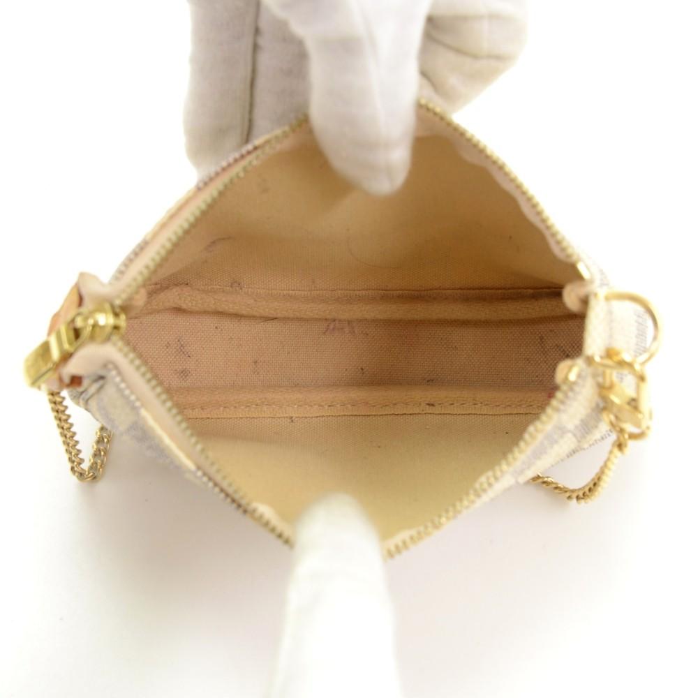 Louis Vuitto Damier Azur Canvas Pochette Accessoires Evening Bag