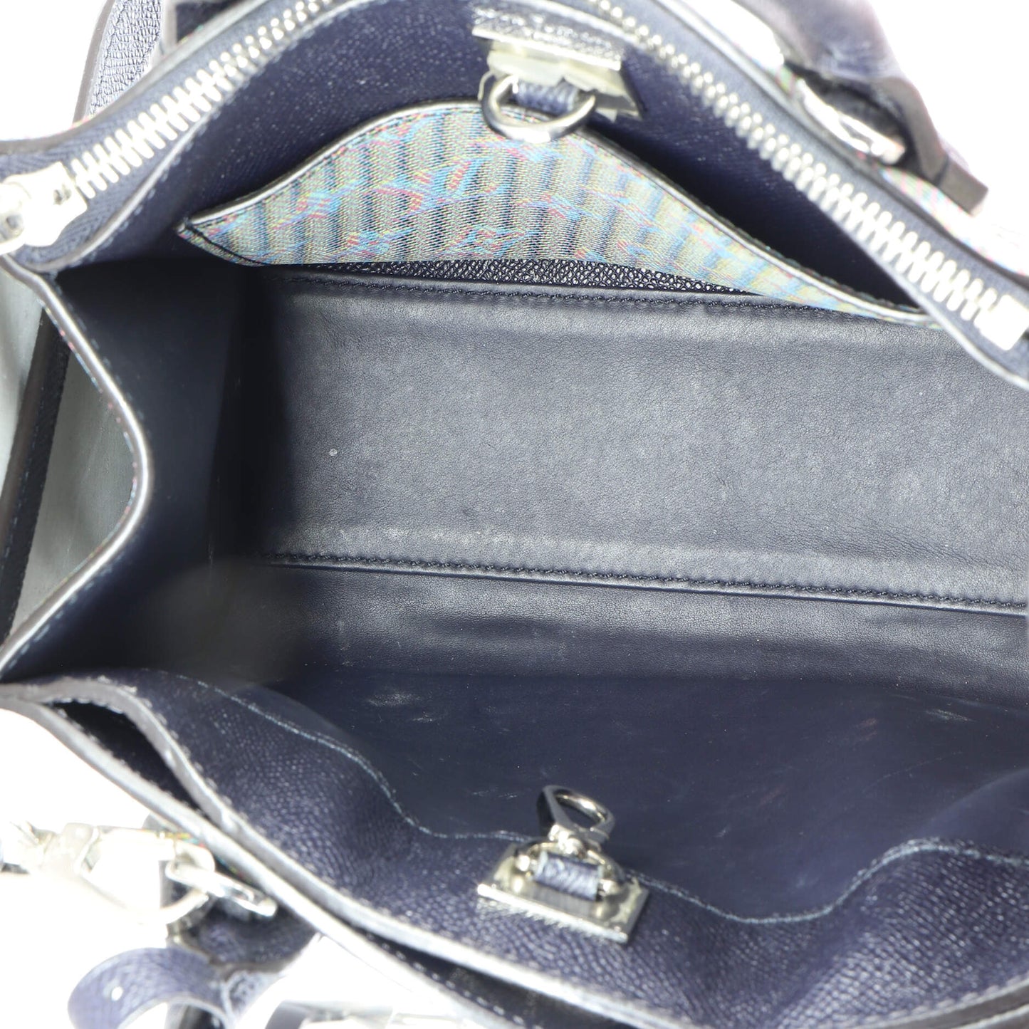 Louis Vuitton City Steamer Handbag Damier Monogram LV Pop Leather Mini