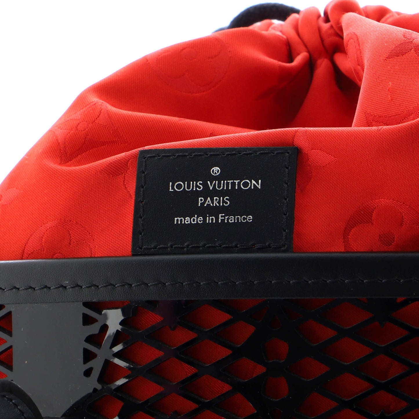 Louis Vuitton Bucket Bag Monogram Lace Leather PM