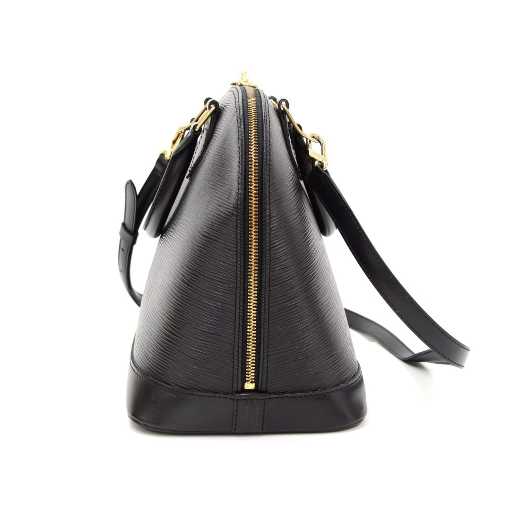 Louis Vuitto Alma PM Black Epi Leather with Shoulder Strap