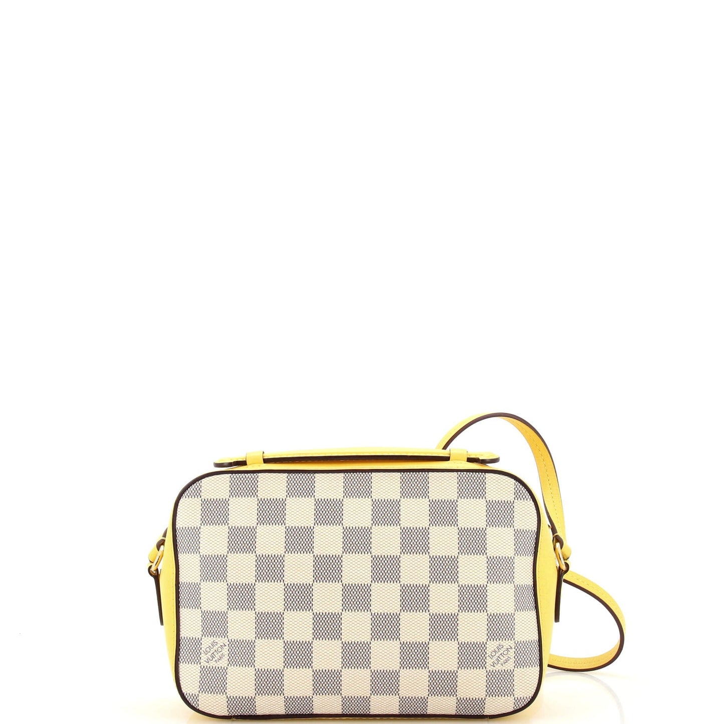Louis Vuitton Saintonge Handbag Damier with Leather