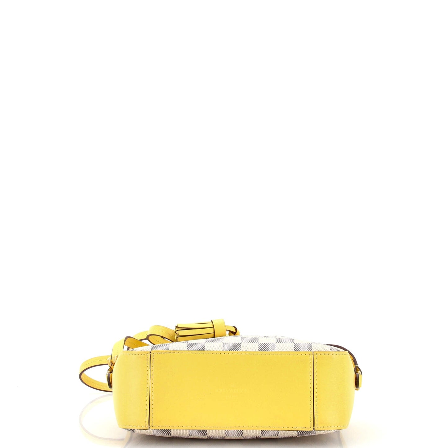 Louis Vuitton Saintonge Handbag Damier with Leather