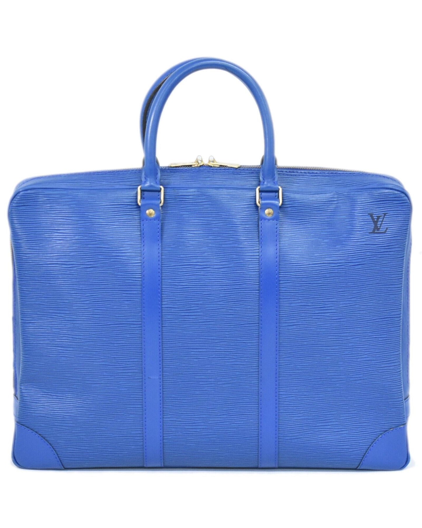 Epi Leather Portfolio Blue M54402