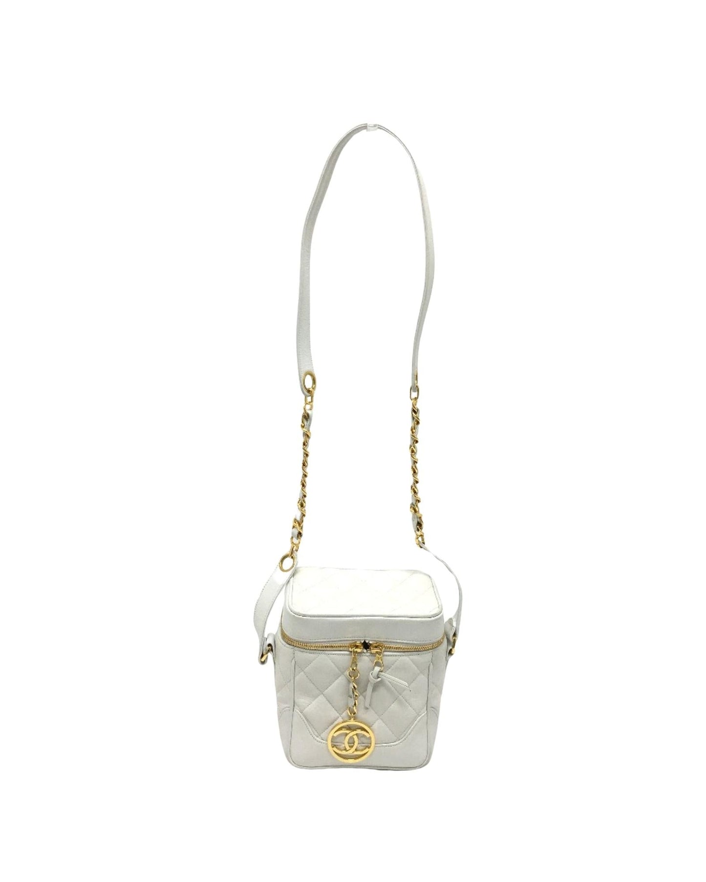 Chanel Vintage Quilted Leather Box Bag