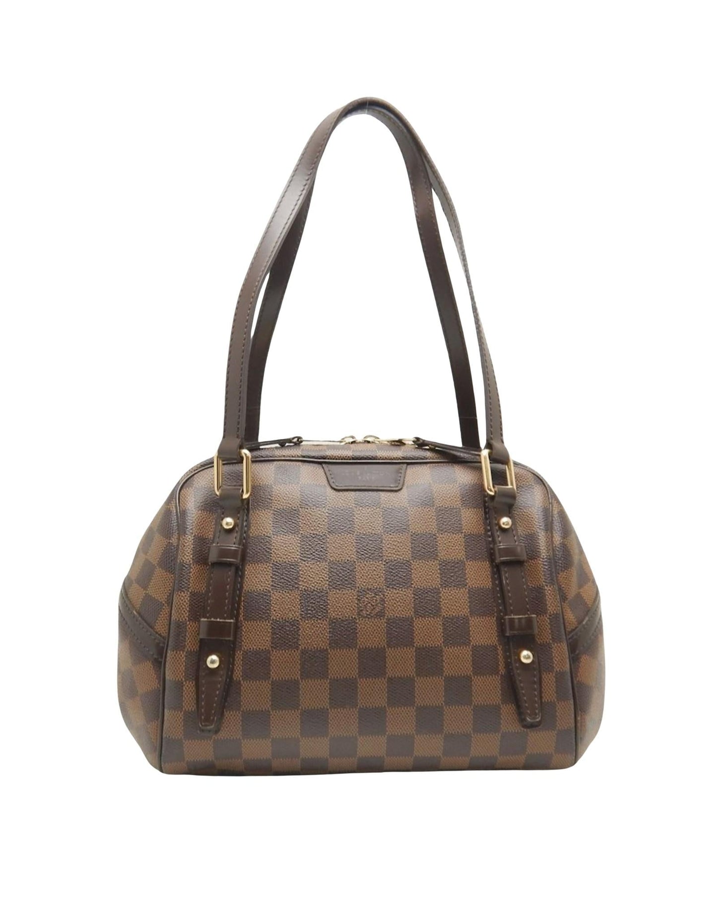Elegant Canvas Rivington Handbag with Metal Fittings