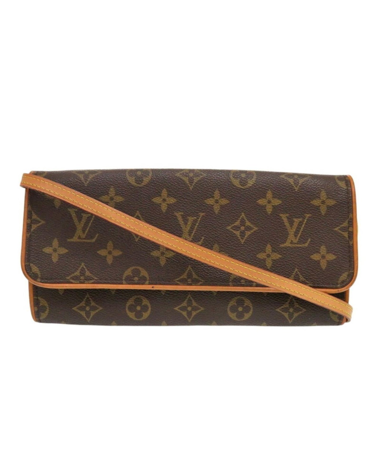 Elegant Canvas Shoulder Bag with Subtle Scratches