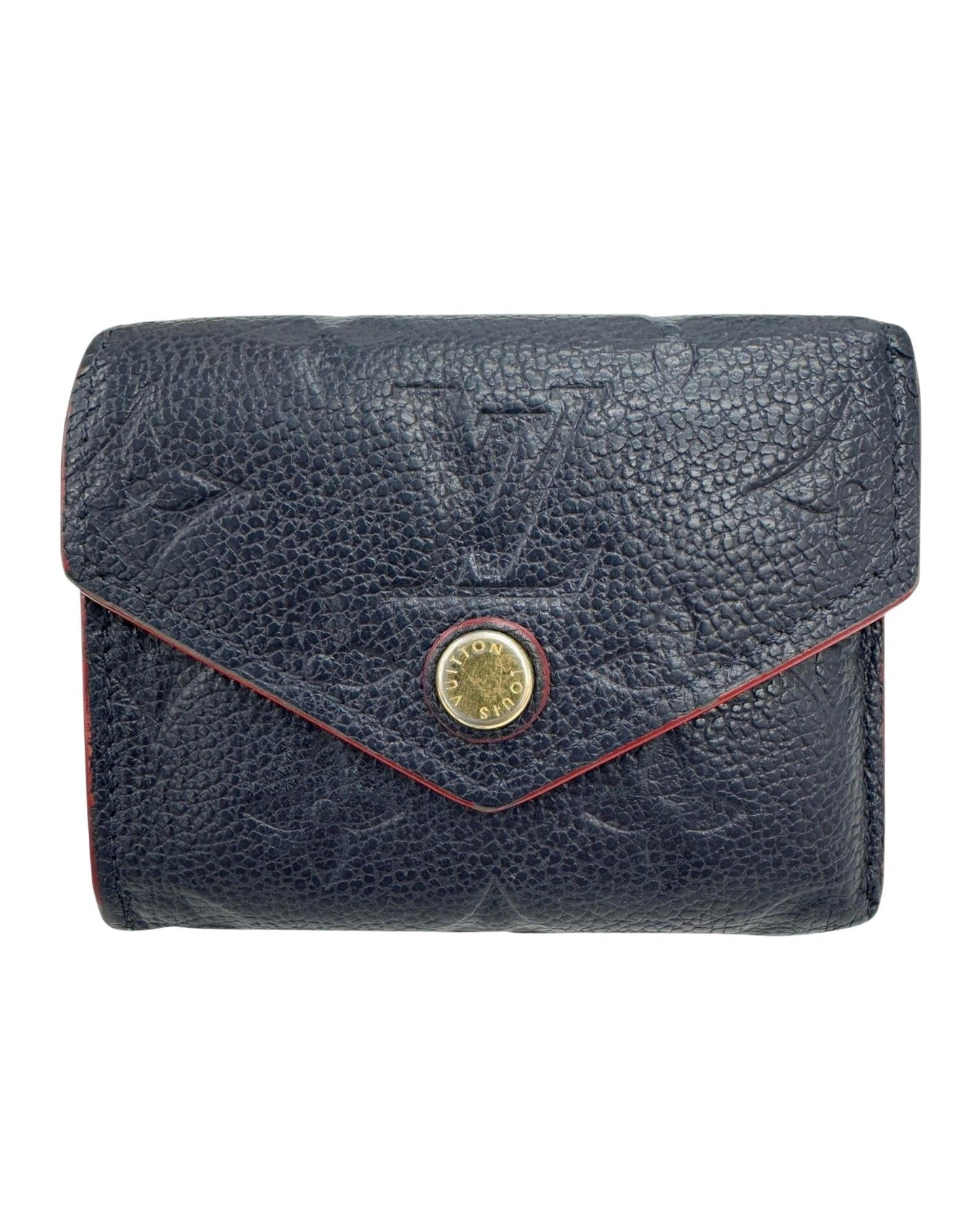 Compact Leather Wallet with Box and Dust Bag