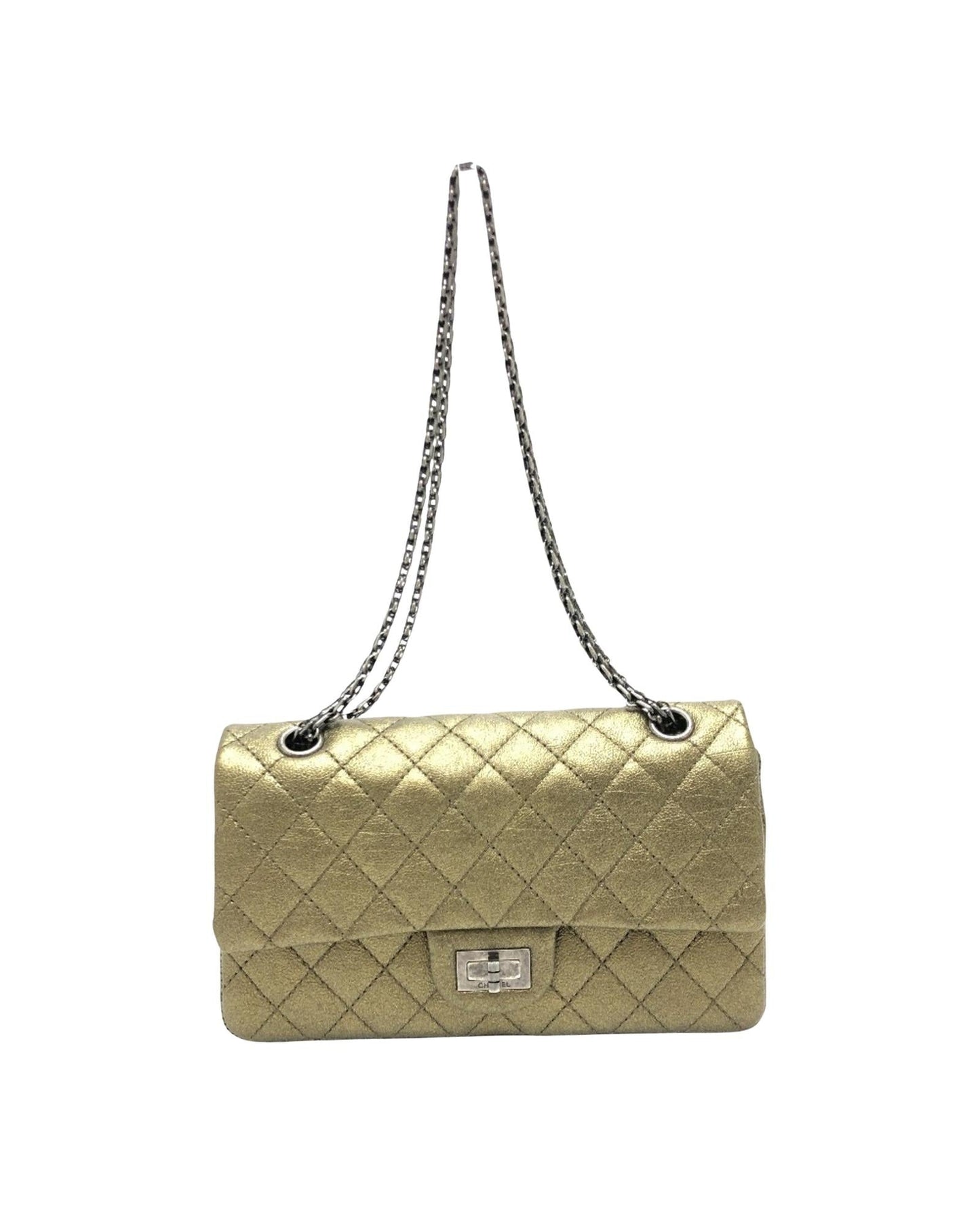 Chanel Classic Flap Bag Metallic Gold