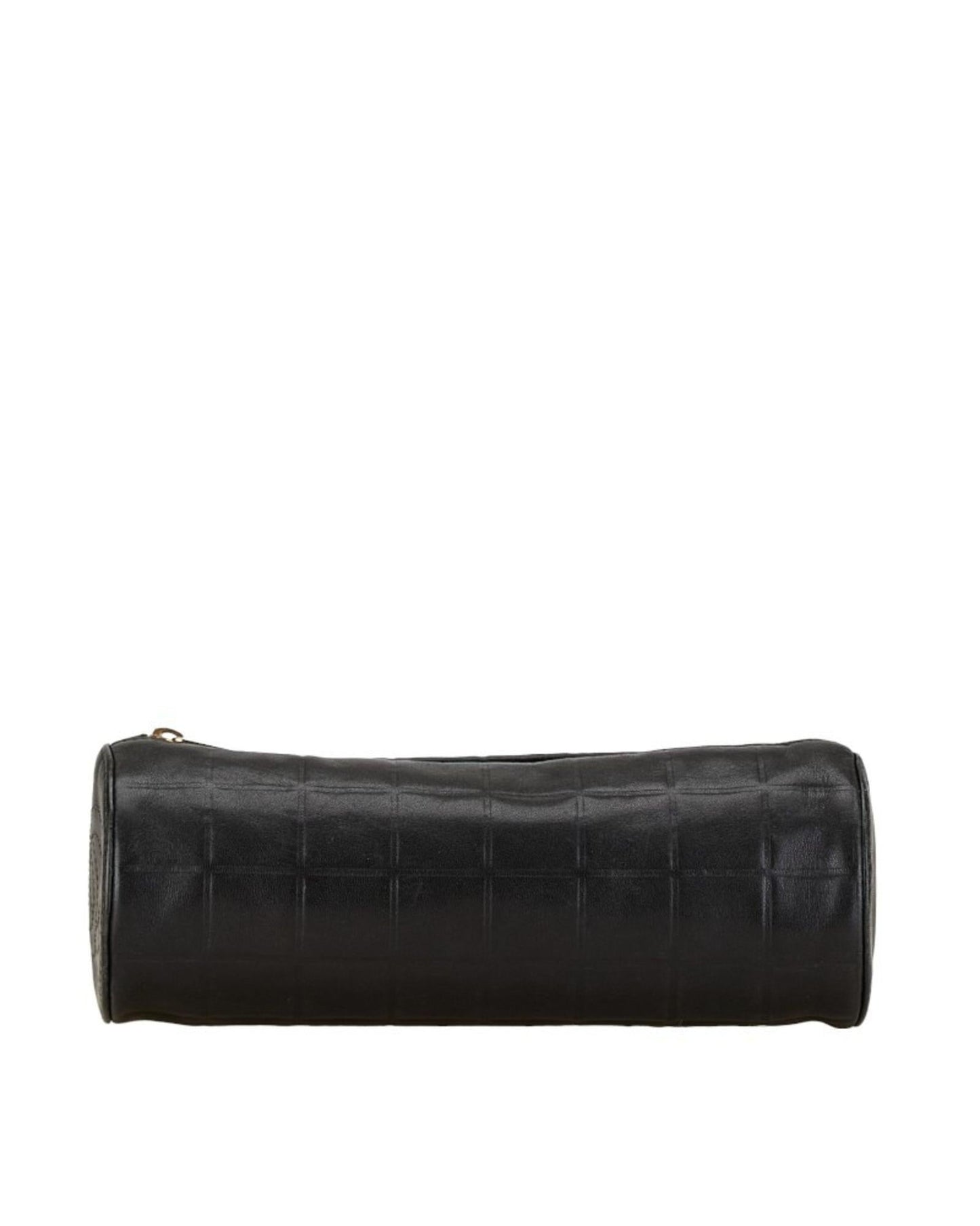Chanel Chanel Barrel Bag Quilted Leather Clutch