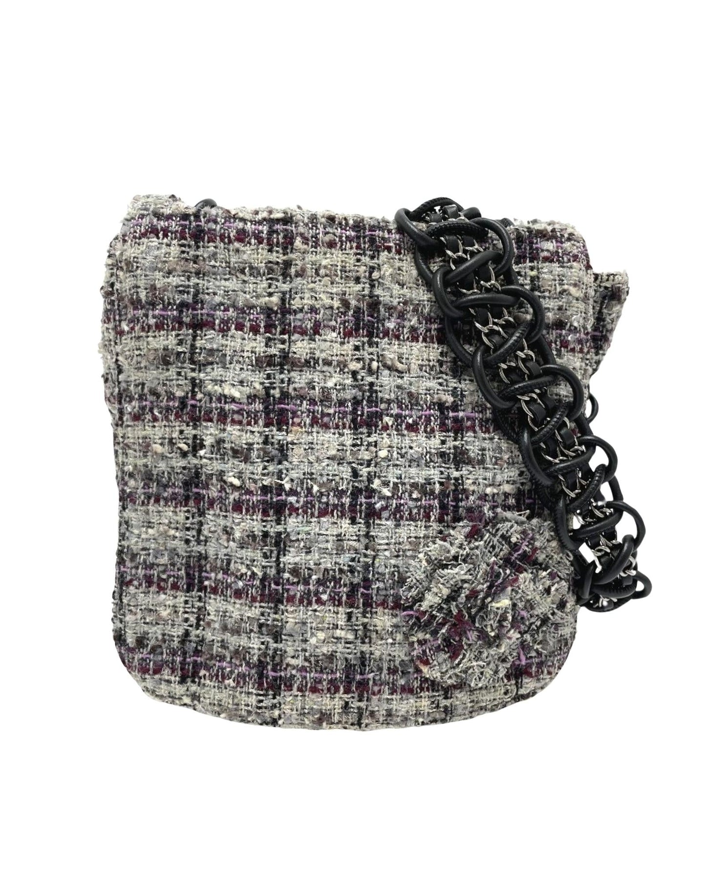 Chanel Tweed Chain Bag Model Tweed