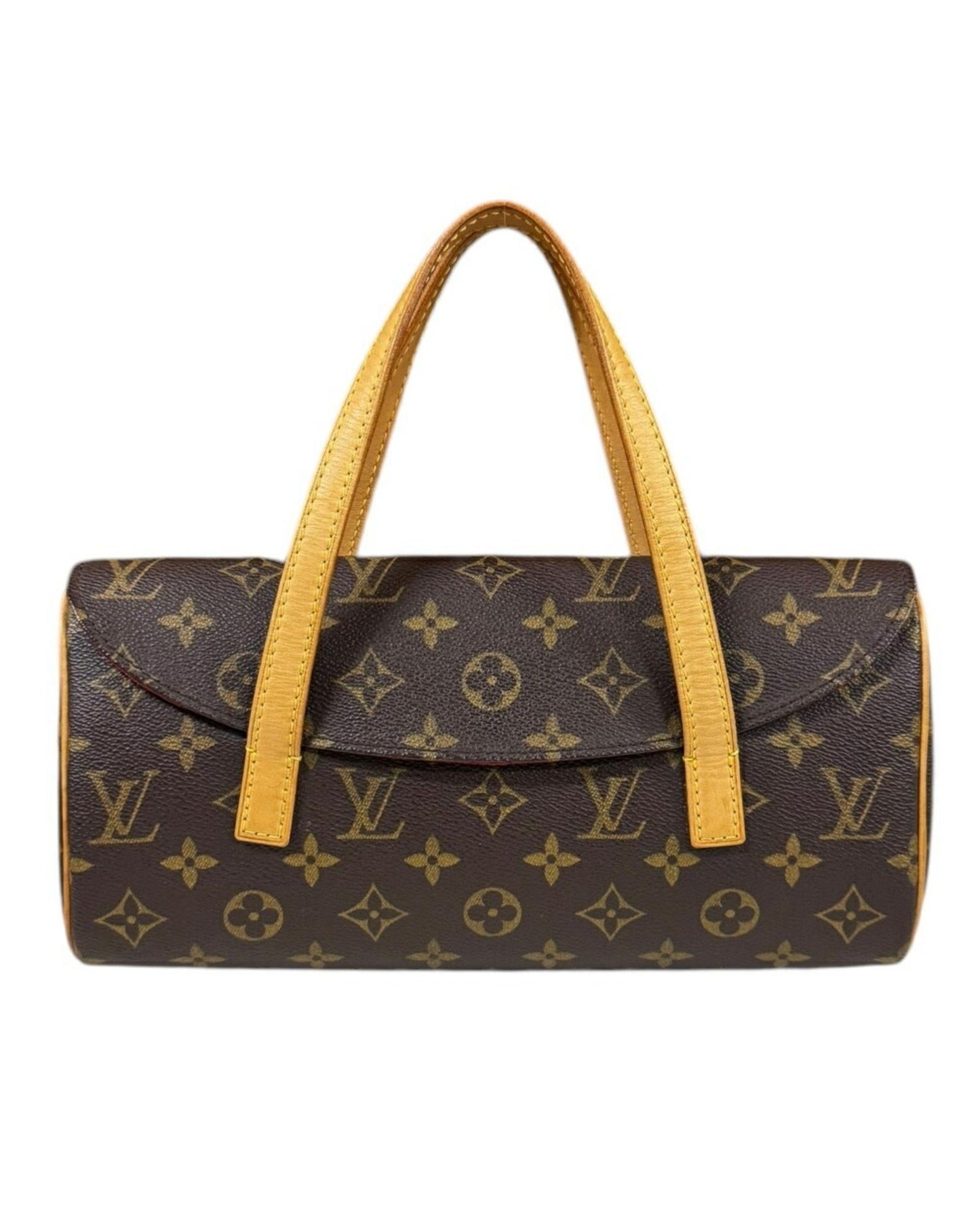 Canvas Handbag with Slight Wear and Scratches