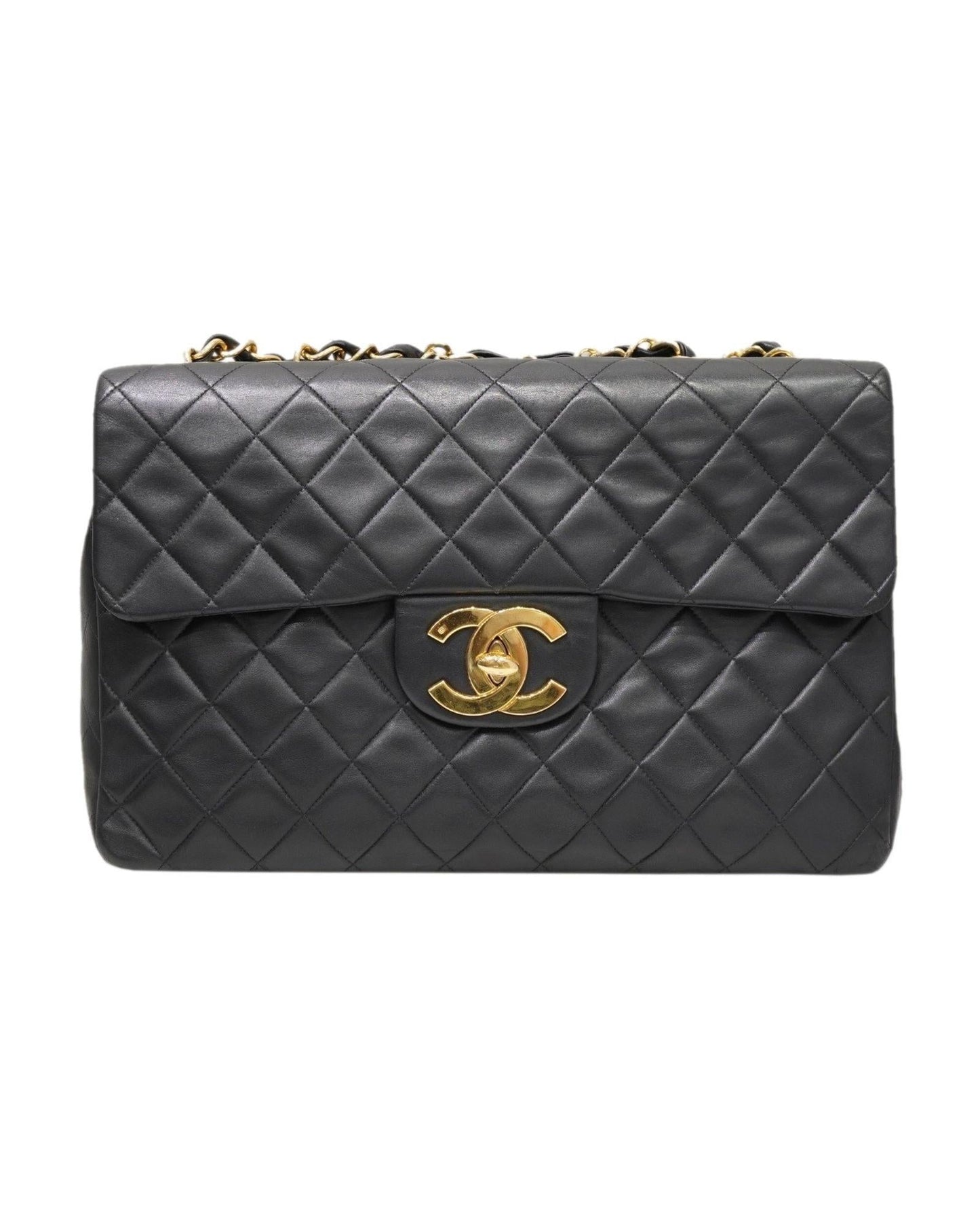 Chanel Classic Jumbo Lambskin Shoulder Bag