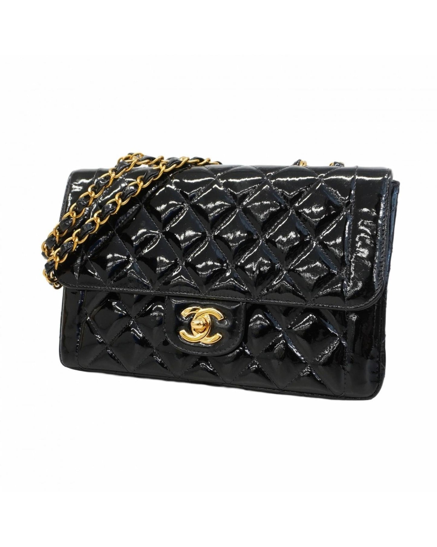 Chanel Classic Flap Bag Patent Leather