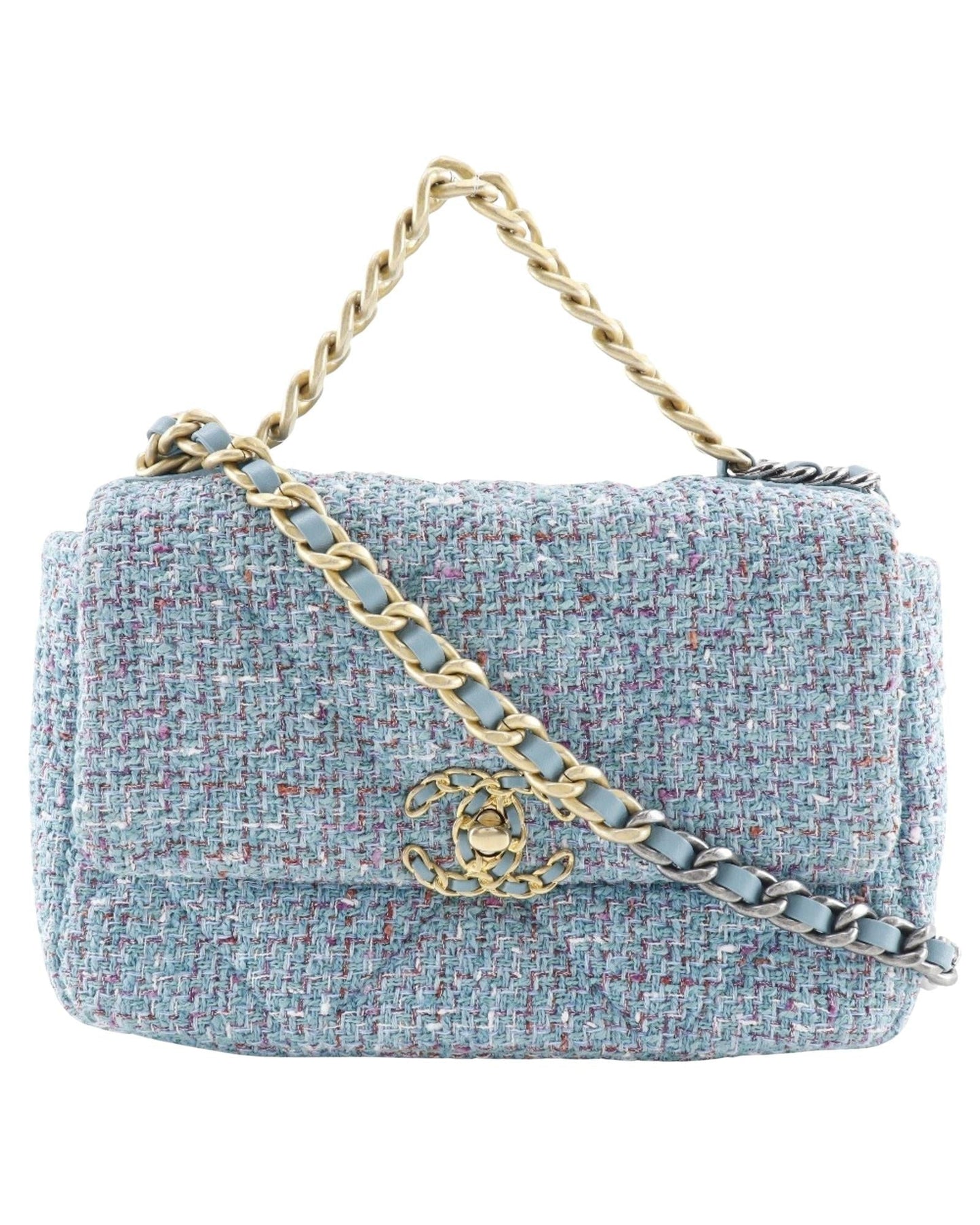 Chanel Chanel 19 Tweed Shoulder Bag