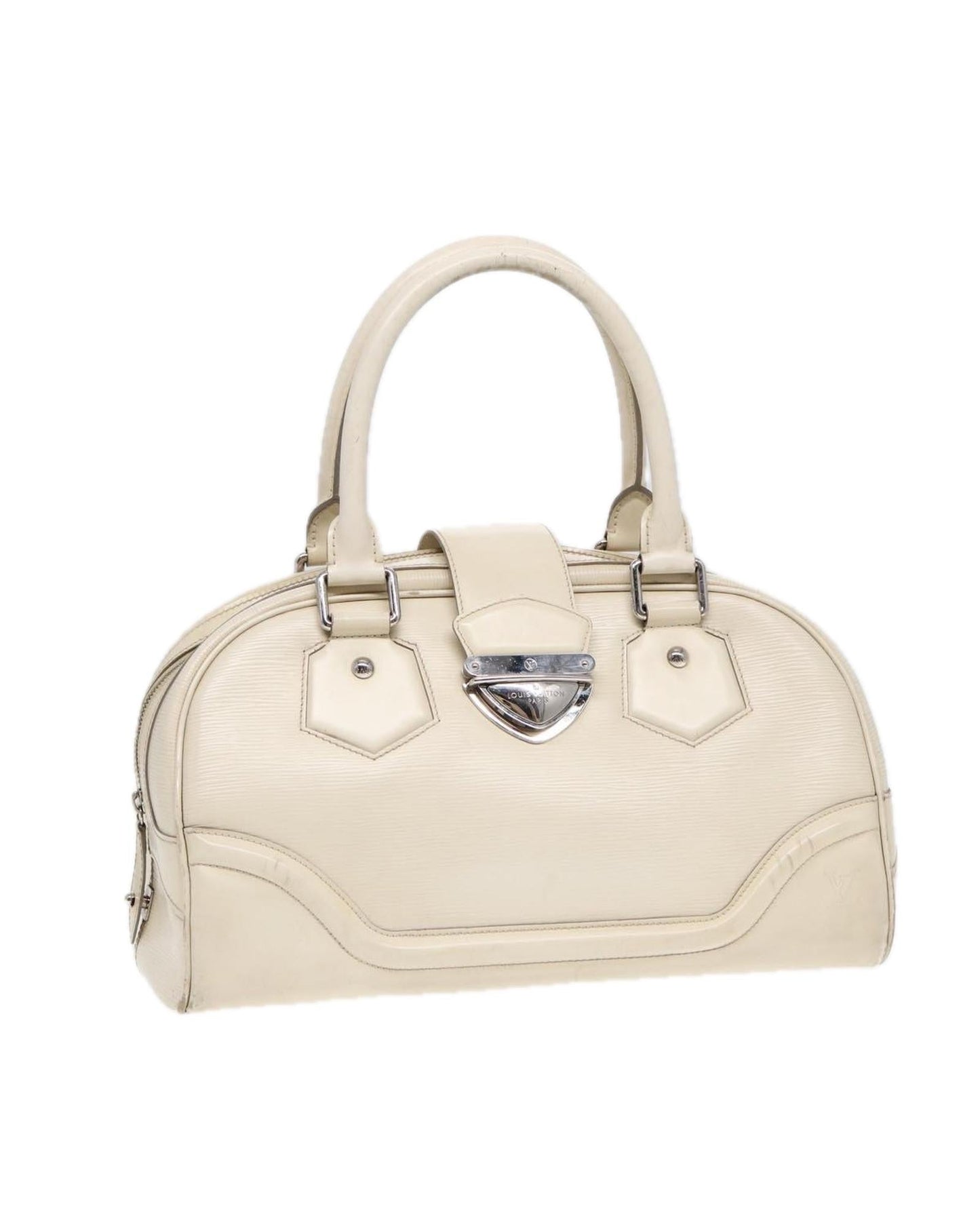 Artsy MM Handbag Cream Leather