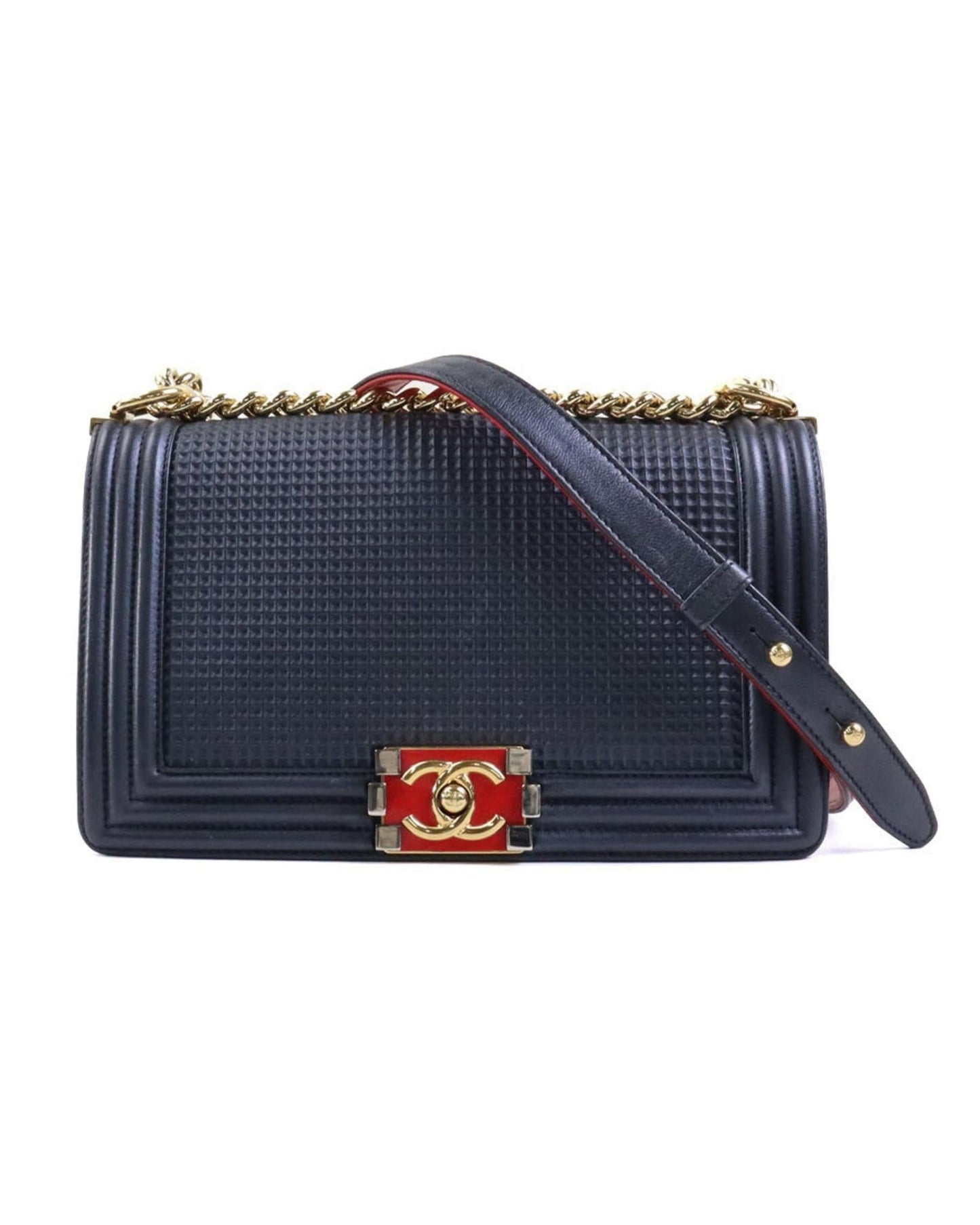Chanel Boy Chanel Quilted Lambskin Bag