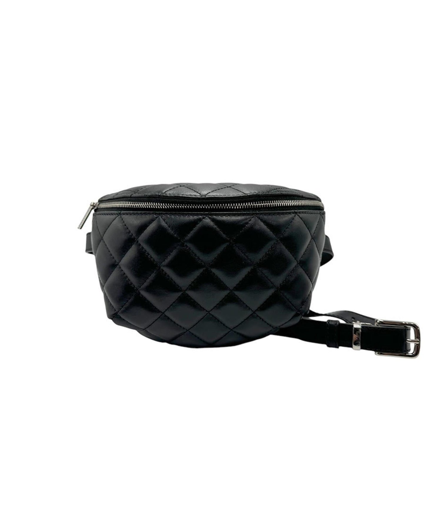 Chanel quilted leather belt bag