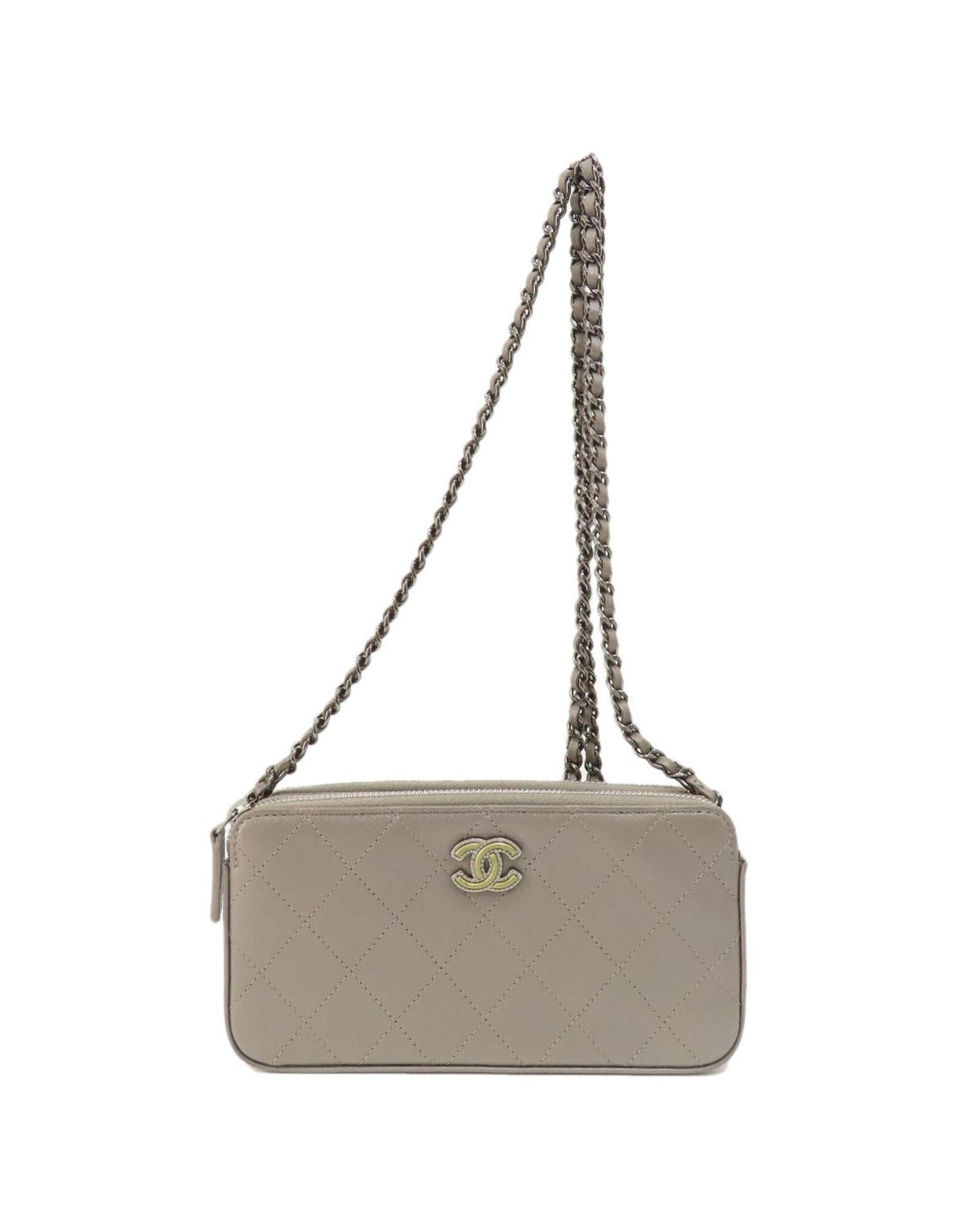 Chanel Classic Double Zip Chain Bag