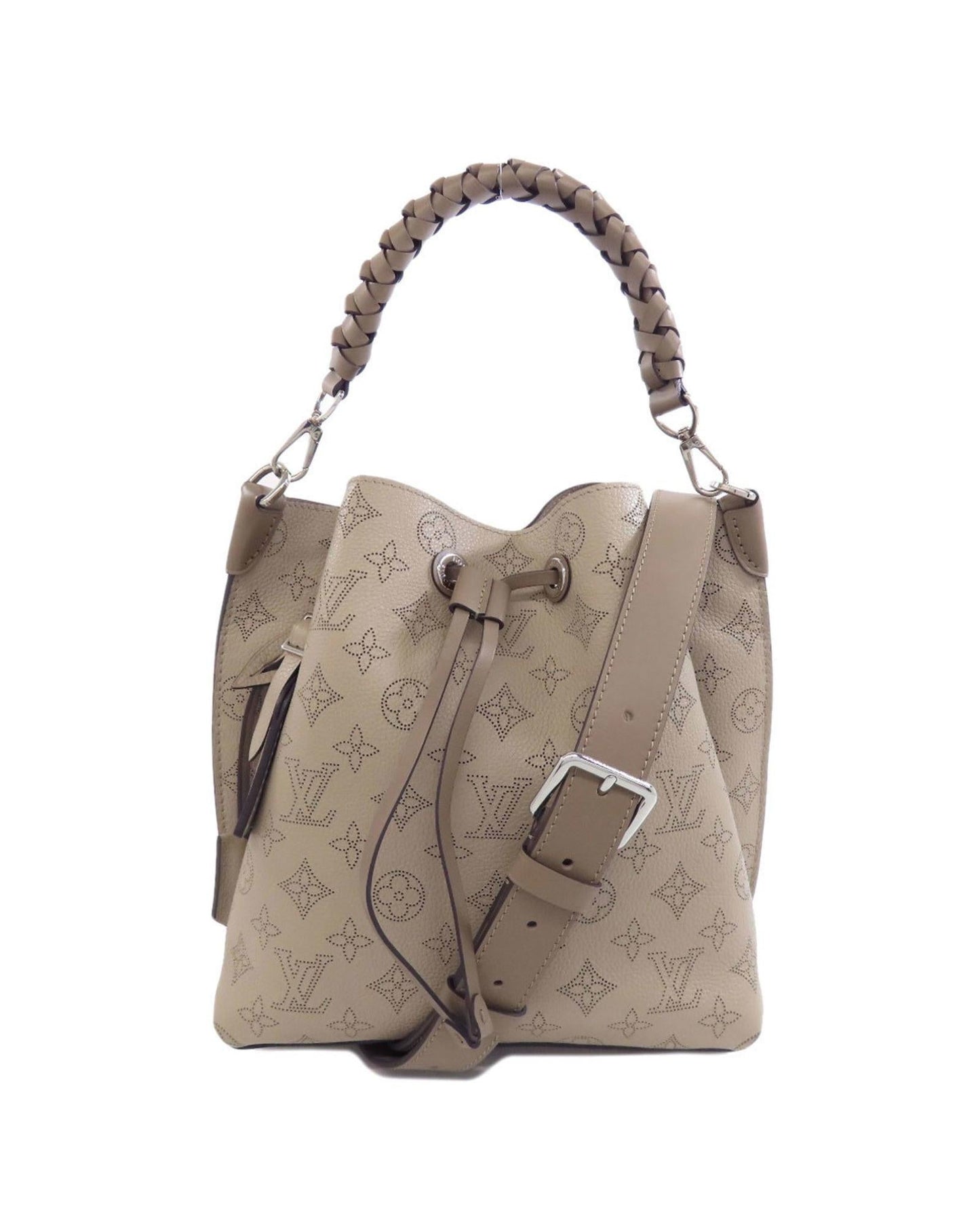 Lockme Bucket Beige Handbag