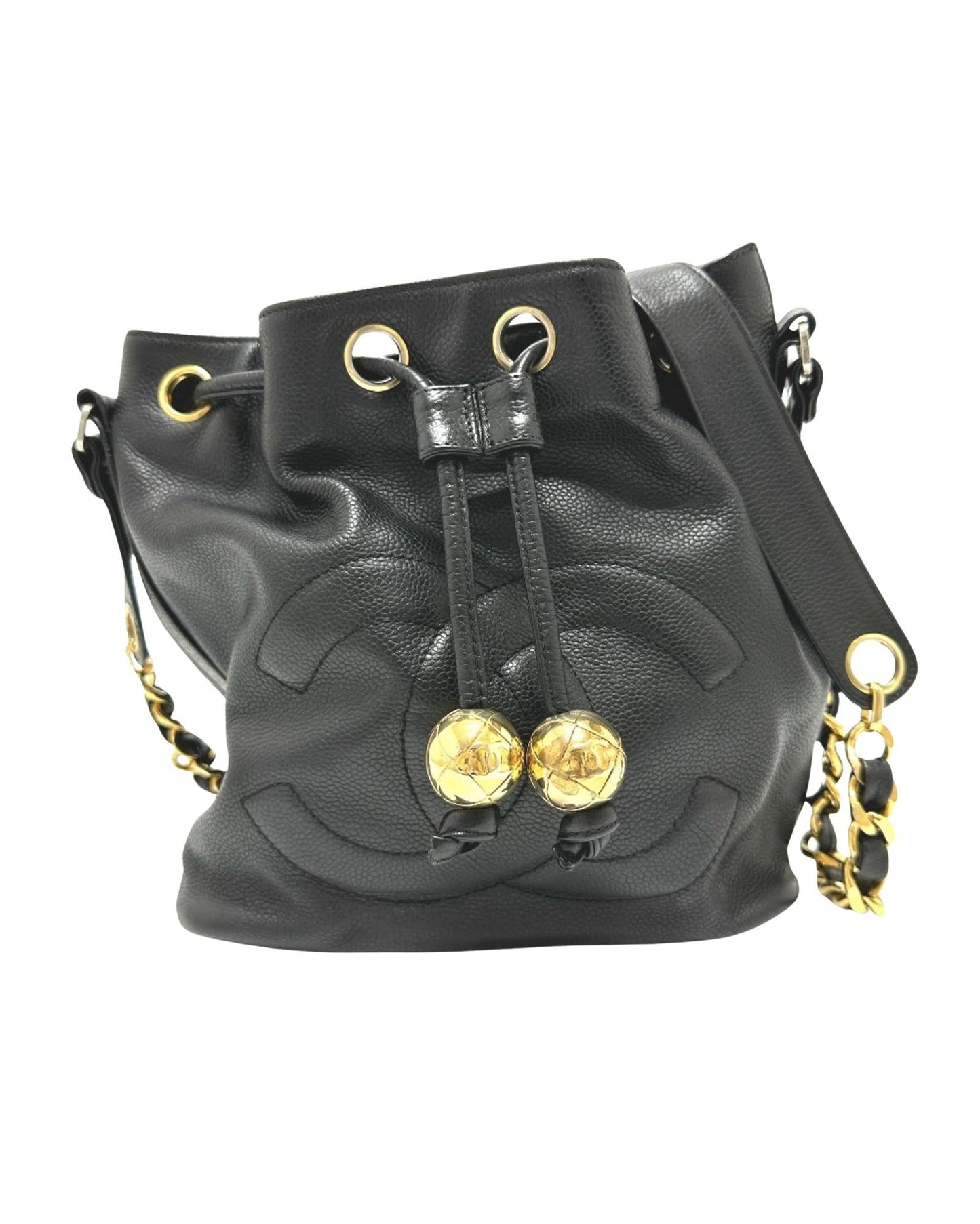 Chanel Caviar Leather Bucket Bag Model Name Bucket