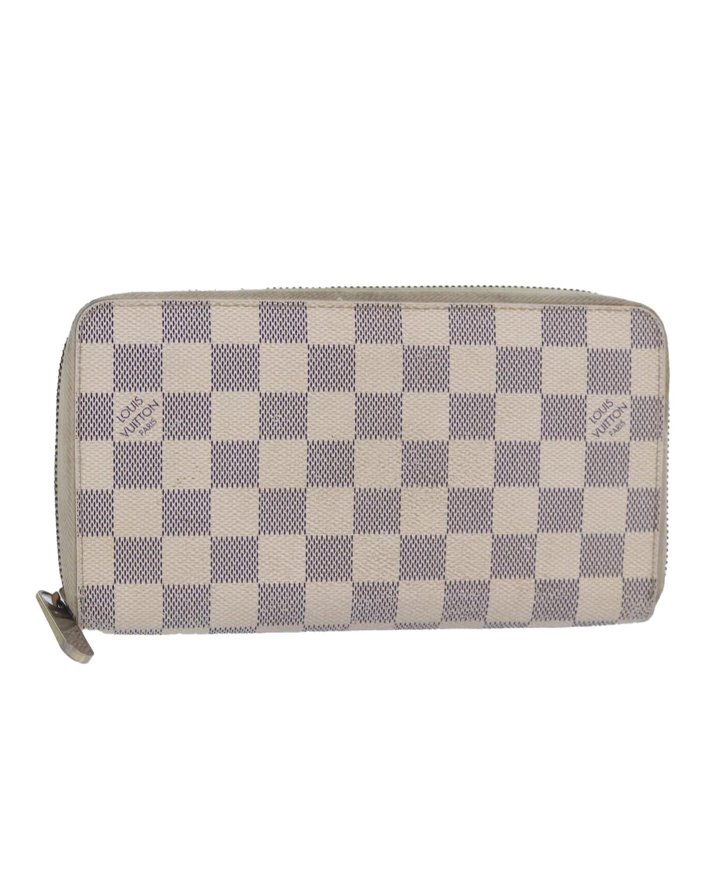 Damier Azur Canvas Zip Wallet N60019