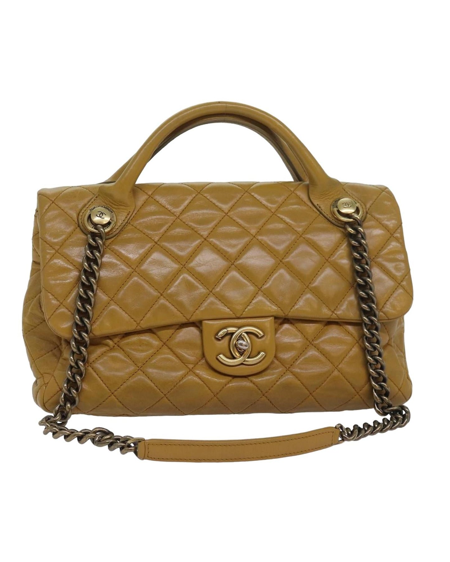 Chanel Quilted Chevron Flap Bag Classic Style