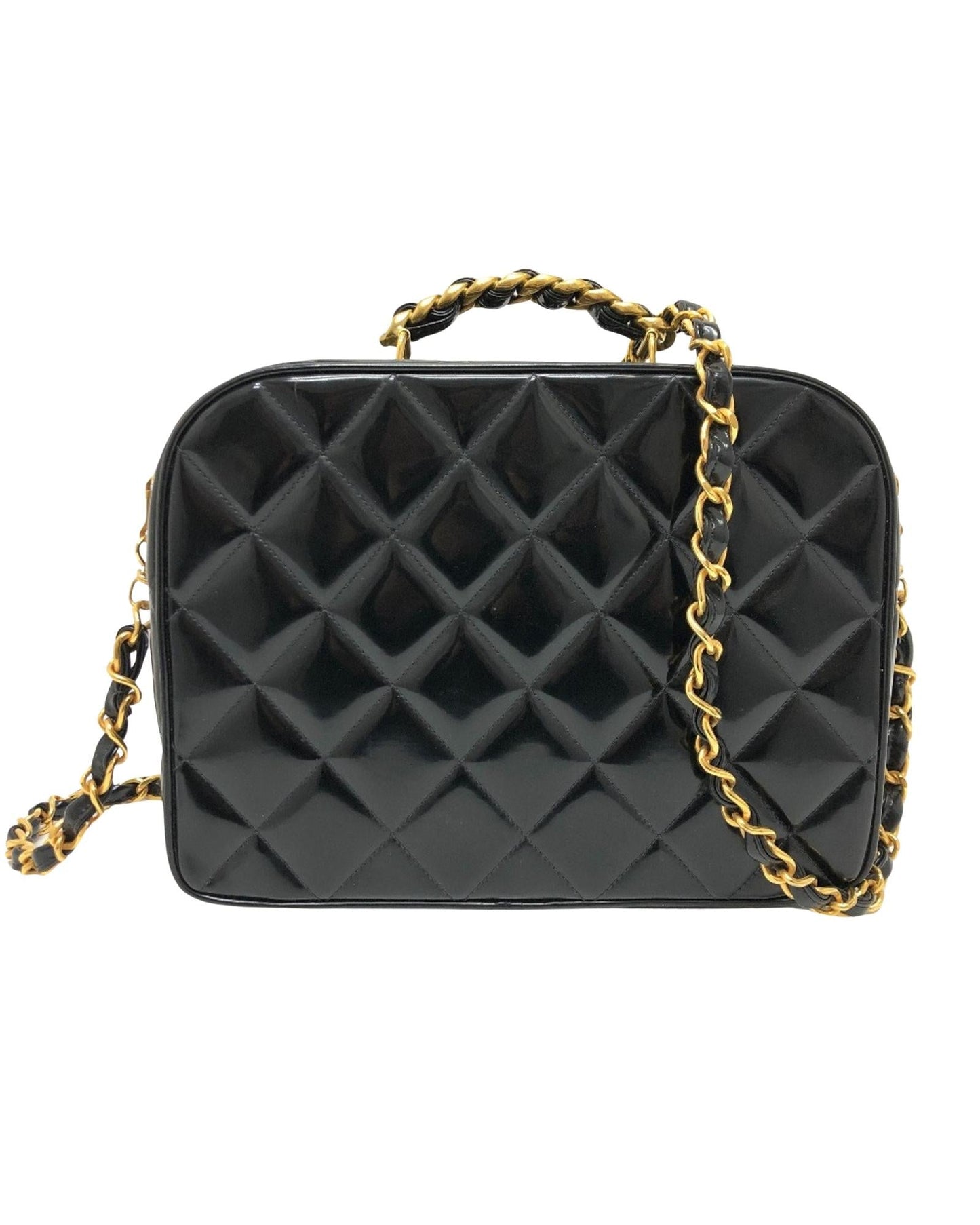Chanel Classic Flap Patent Leather Bag