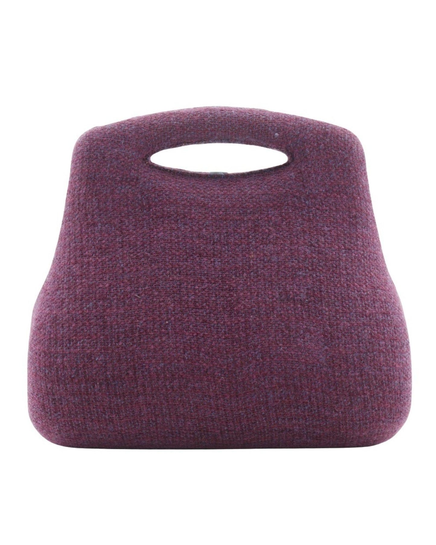 Chanel Classic Handbag  Purple Tweed
