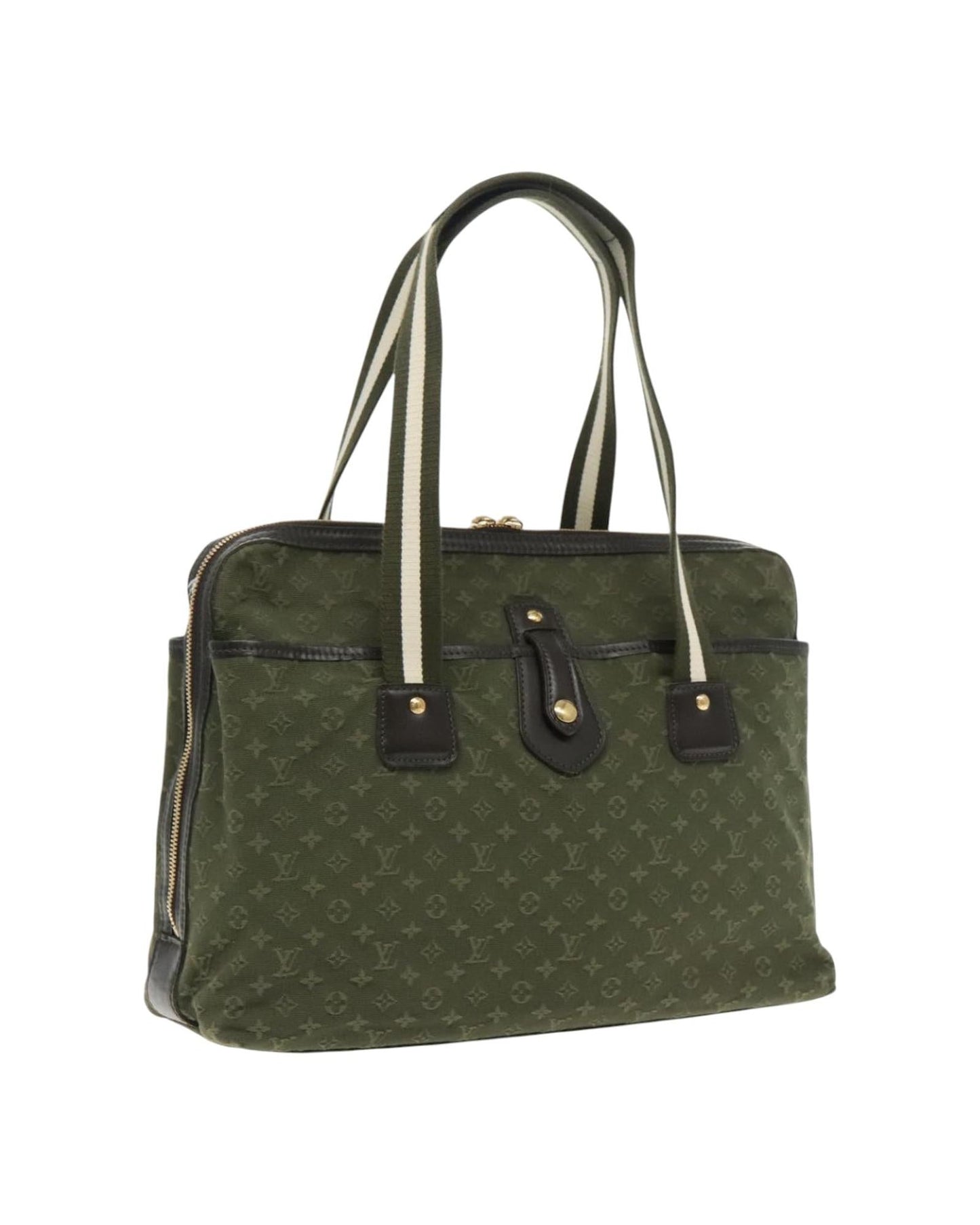 Monogram Canvas Pochette Olive Green