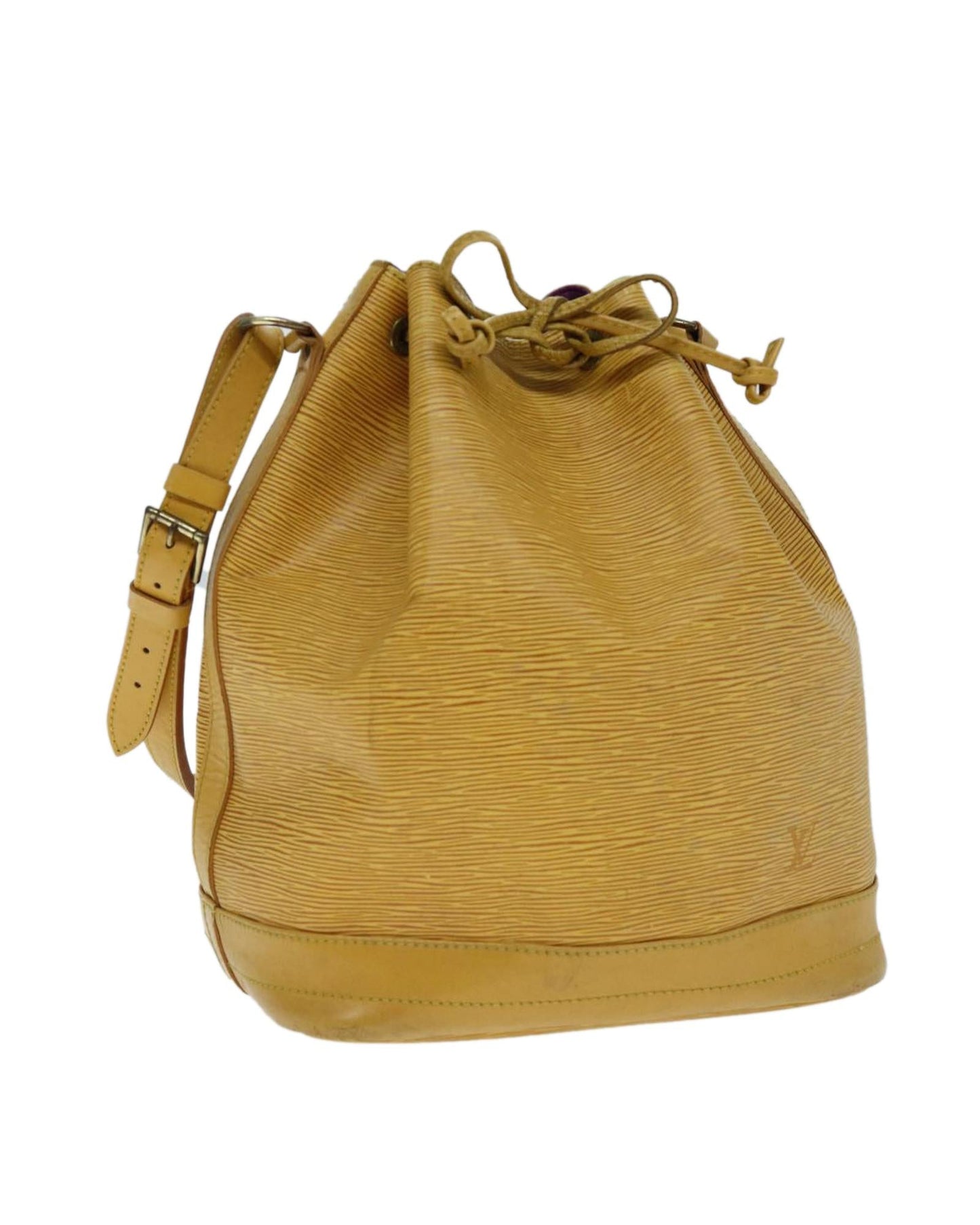 Noe Bucket Bag Yellow Leather