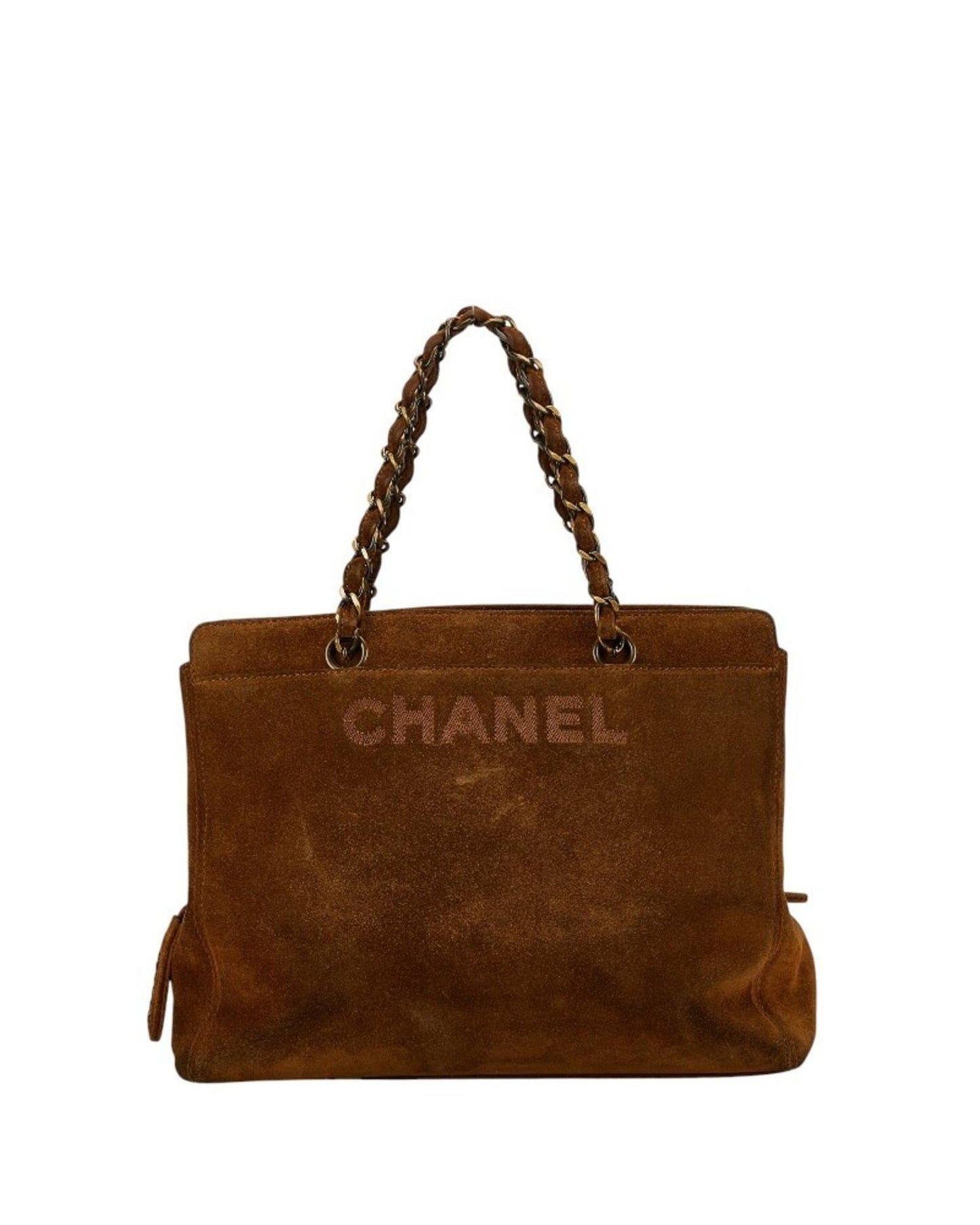 Chanel uede Tote Bag Chain trap