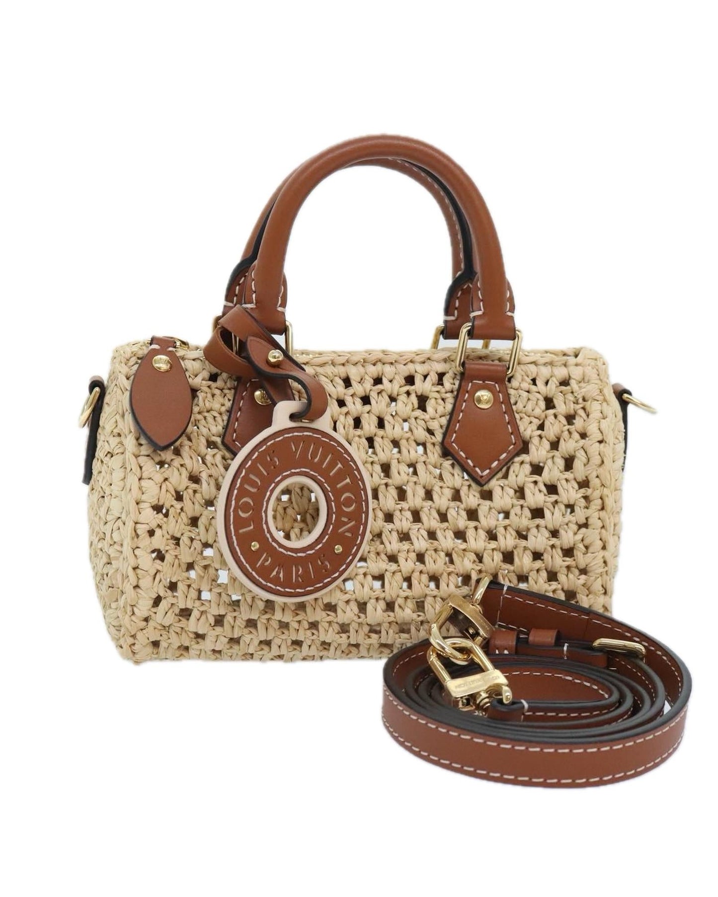 Mini Pochette Straw handbag M81532