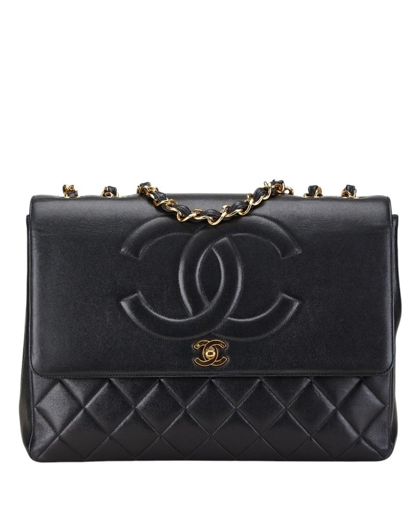 Chanel Classic Flap Jumbo Leather Bag