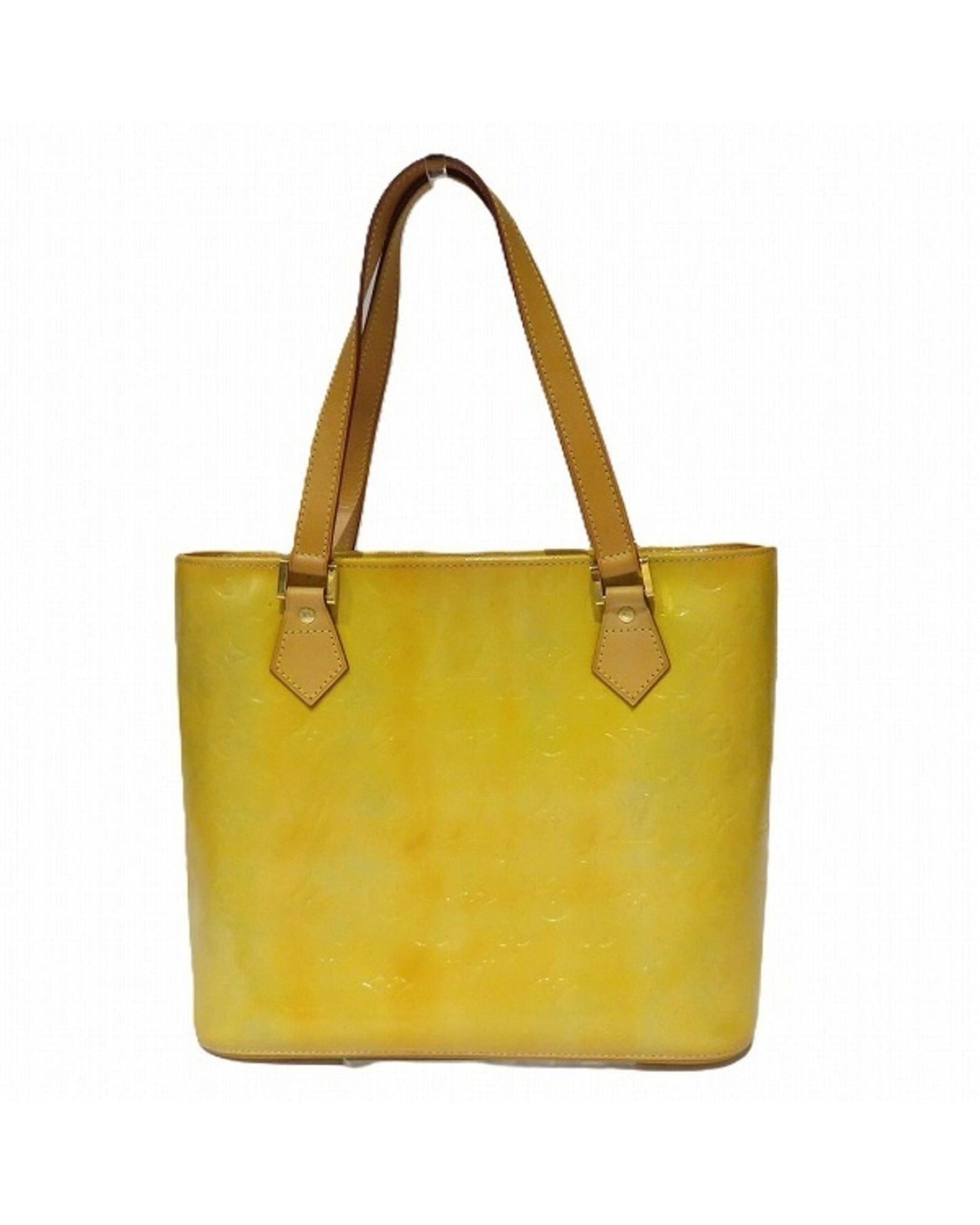 Pochette Monogram Vernis Tote Yellow