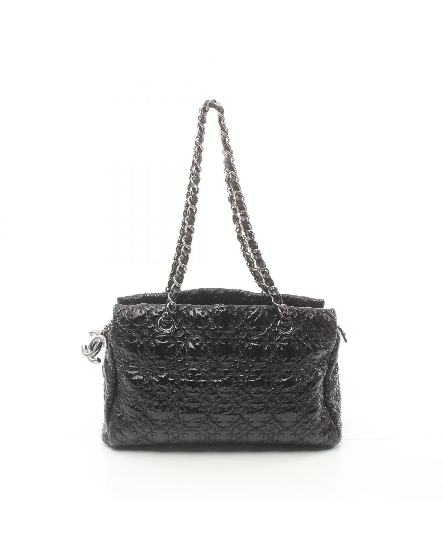 Chanel Quilted Patent Leather Chain Bag