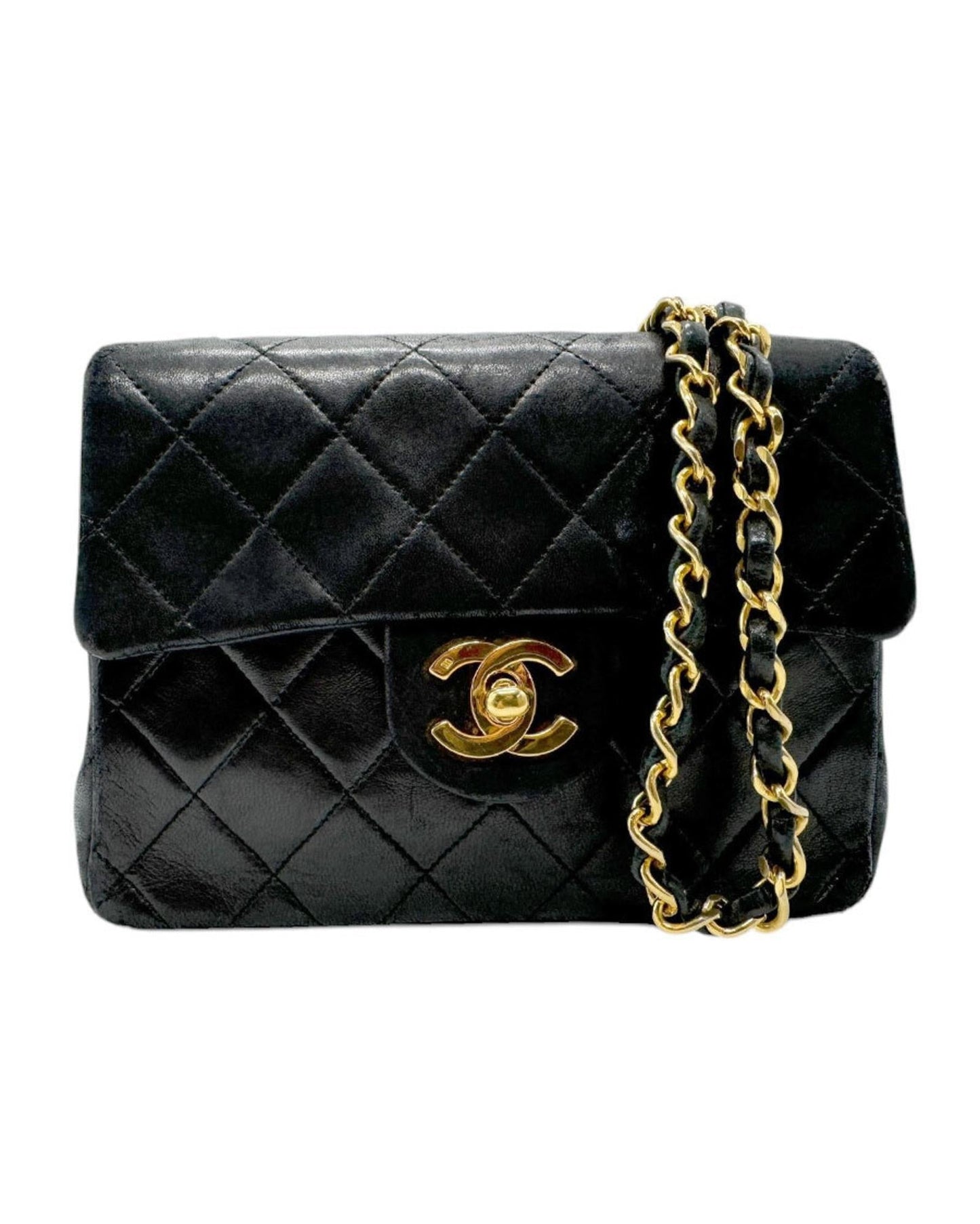 Chanel Mini Classic Flap Bag Black Lambskin