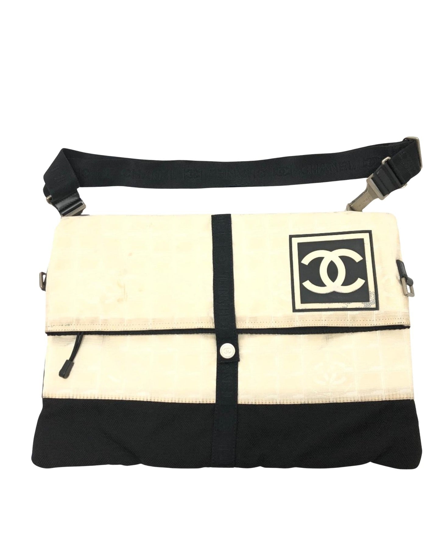 Chanel Classic Flap Bag BeigeBlack Shoulder Bag