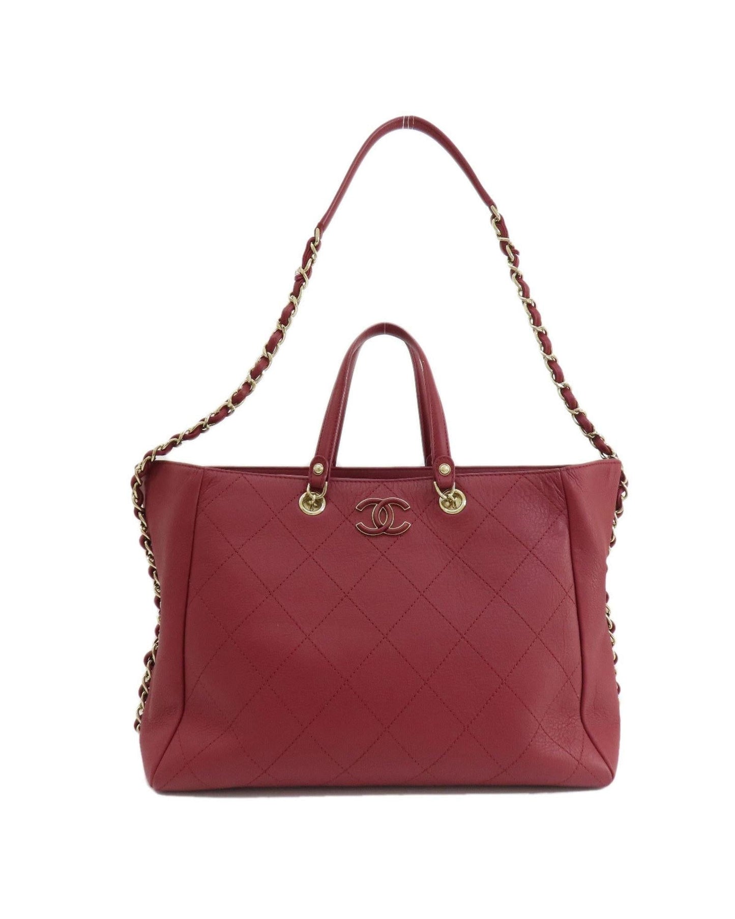 Chanel quilted tote bag