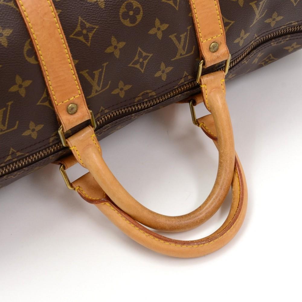 Louis Vuitto Keepall 50 Monogram Canvas Travel Bag
